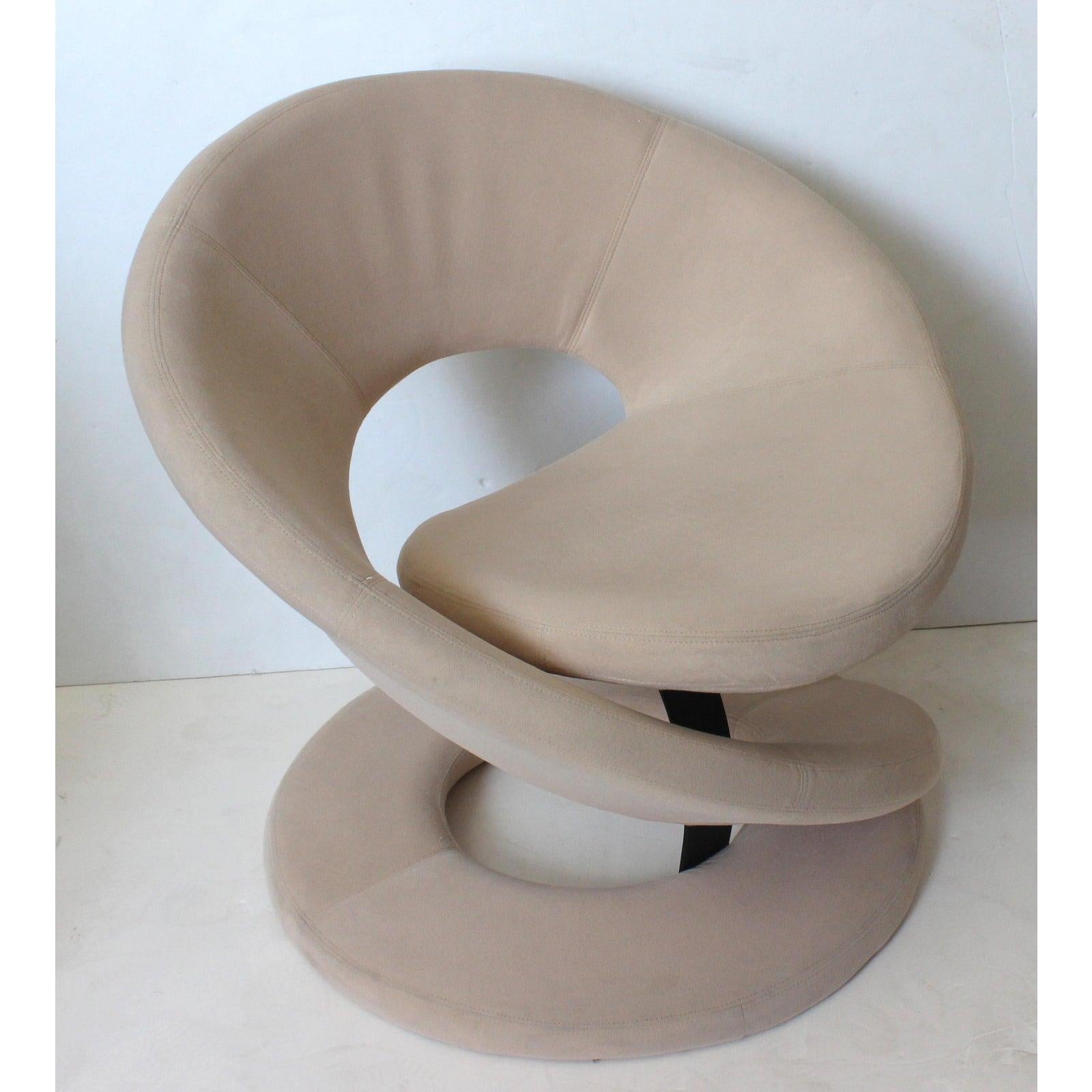 Orange Peel Lounge Chair Style of Louis Durot 1