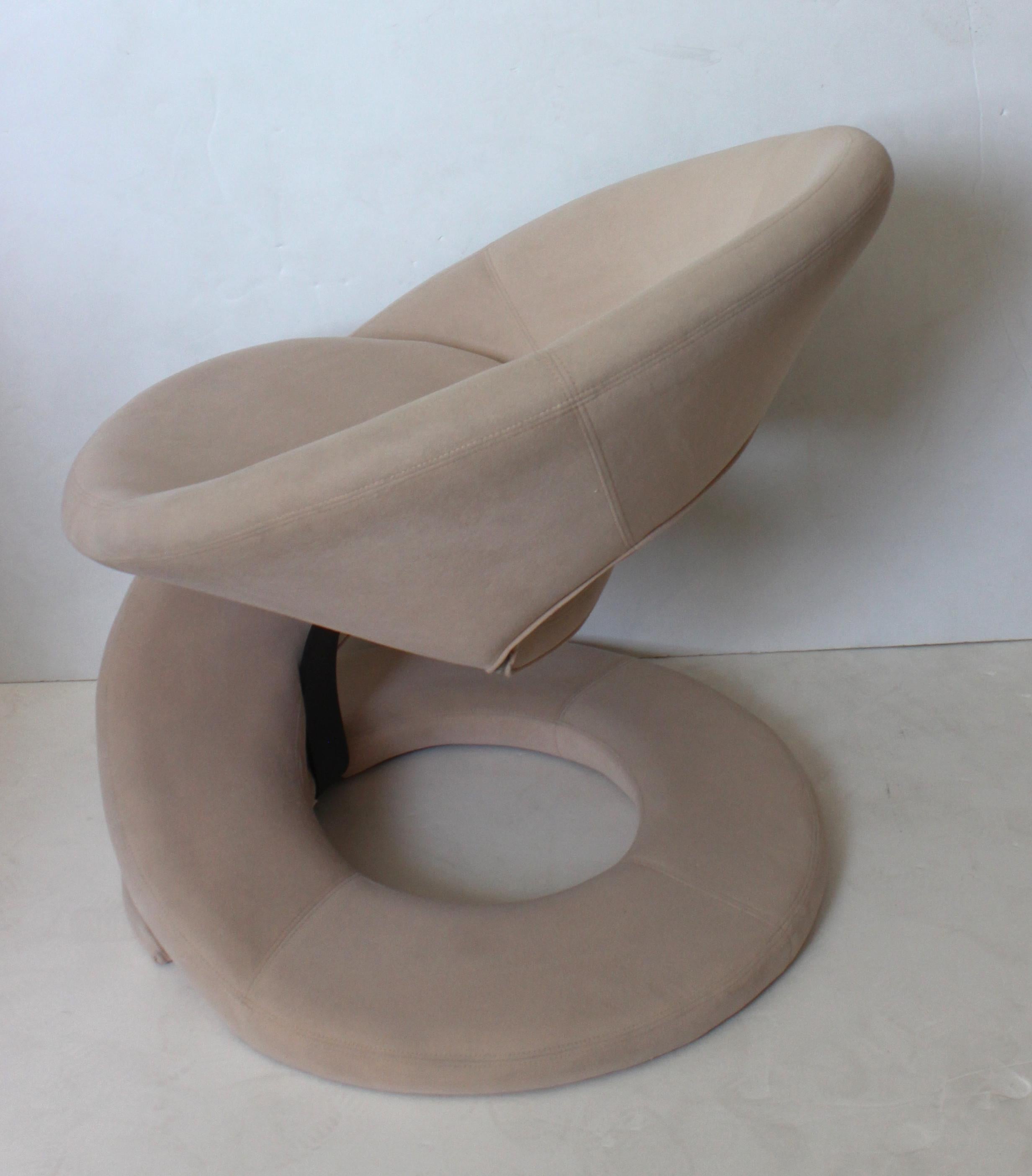 Orange Peel Lounge Chair Style of Louis Durot 2