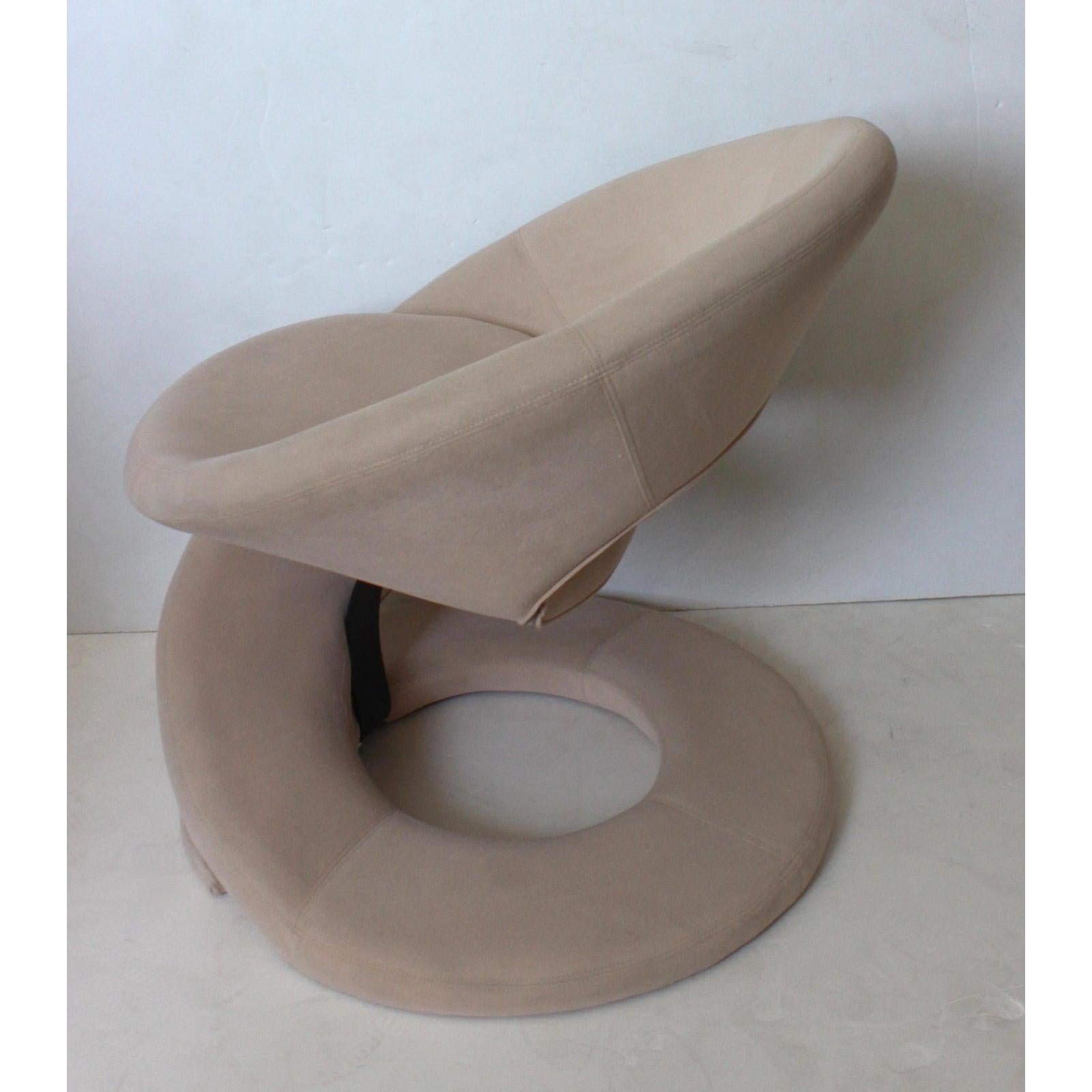 Orange Peel Lounge Chair Style of Louis Durot 3