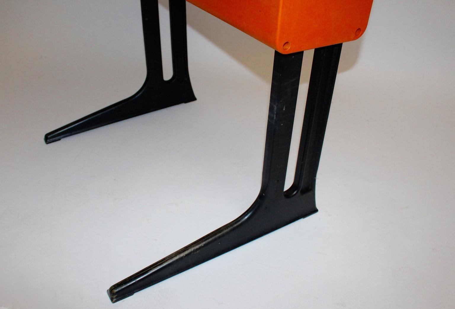 Space Age Orange Plastic Desk for Children by Luigi Colani Germany circa 1970 5