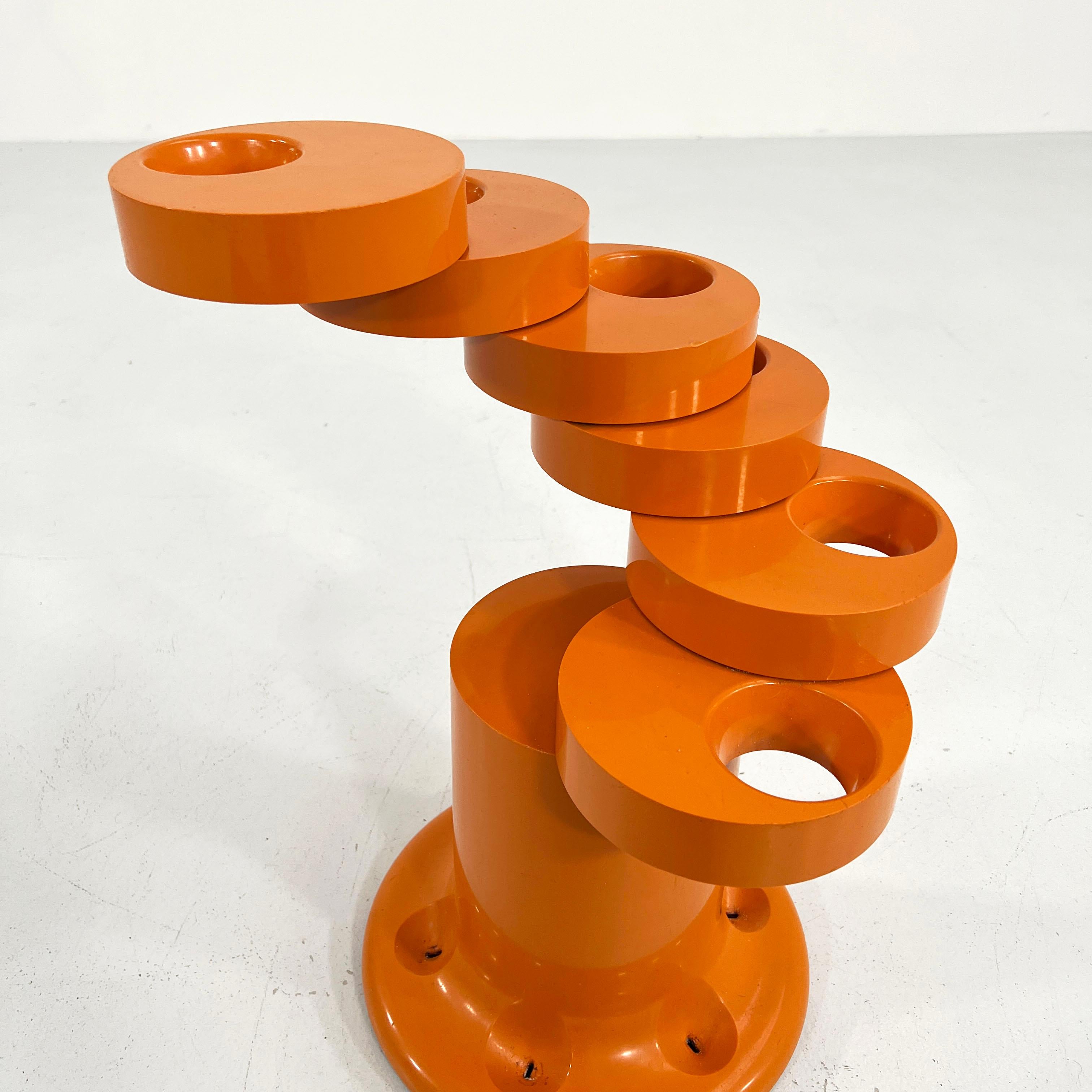 Late 20th Century Orange Pluvium Umbrella Stand by Giancarlo Piretti for Anonima Castelli, 1970s