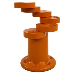 Orange Pluvium Umbrella Stand by Giancarlo Piretti for Anonima Castelli, 1970s