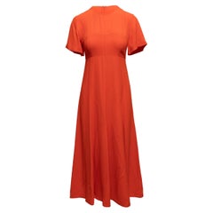 Proenza Schouler Midikleid in Orange, Größe US 4