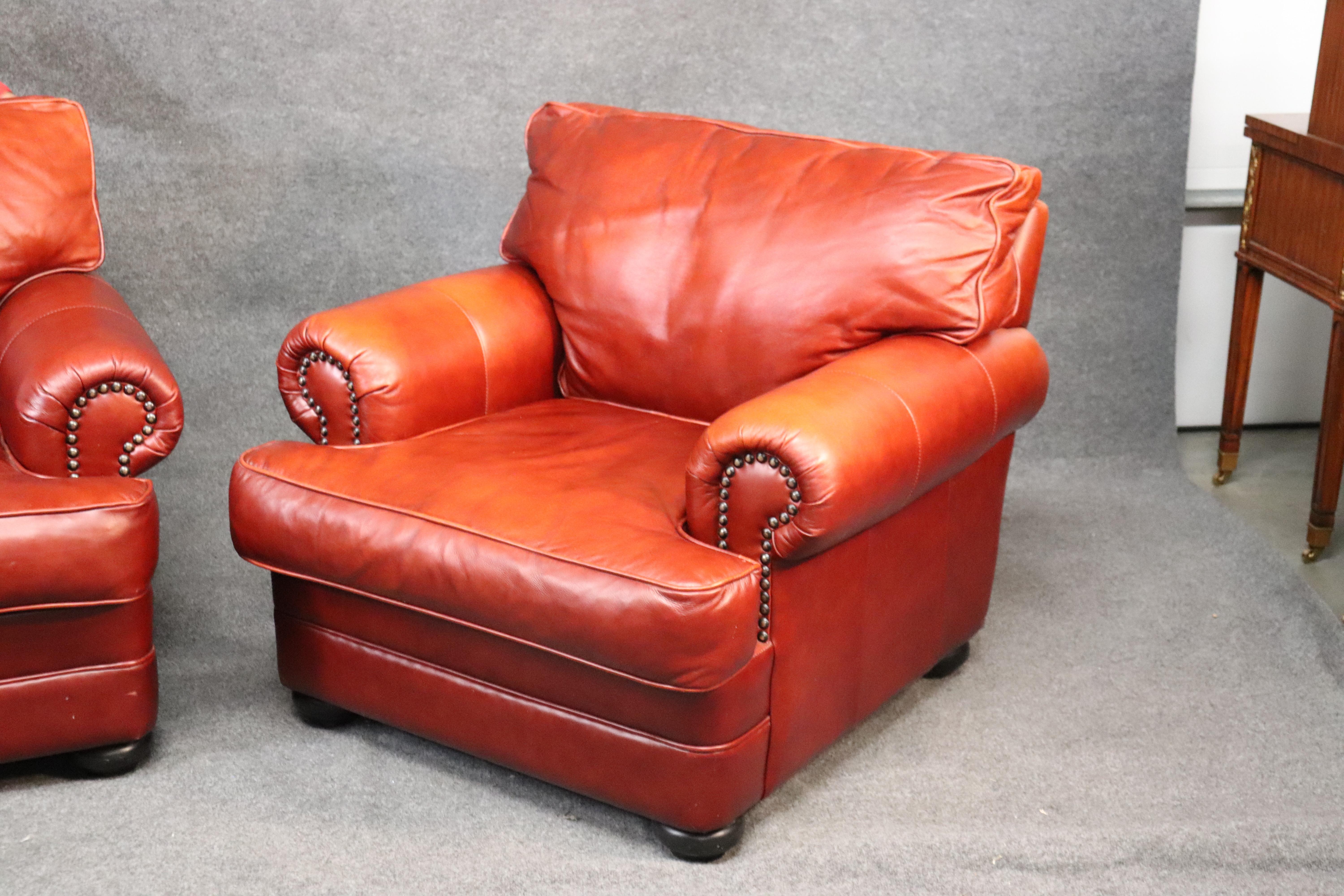 custom made leather chairs