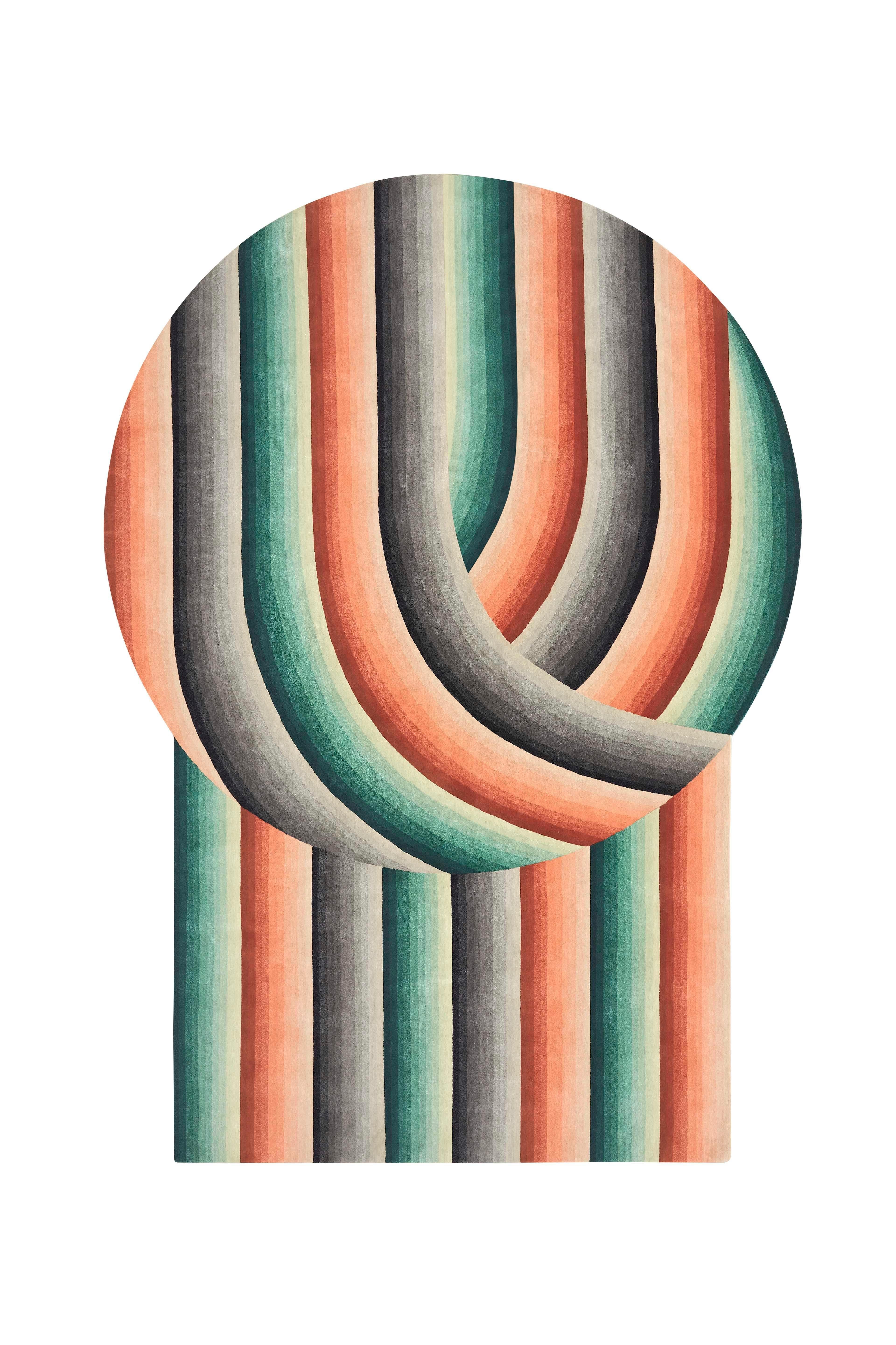 Tappeto Mirage rotondo arancione di Gandia Blasco
Design/One di Patricia Urquiola
Dimensioni: L 210 x H 300 cm. 
Materiali: Composizione della fibra: 100% lana. 
Peso: 20,2 kg

La passione per la vita all'aria aperta, un sogno che si realizza sul