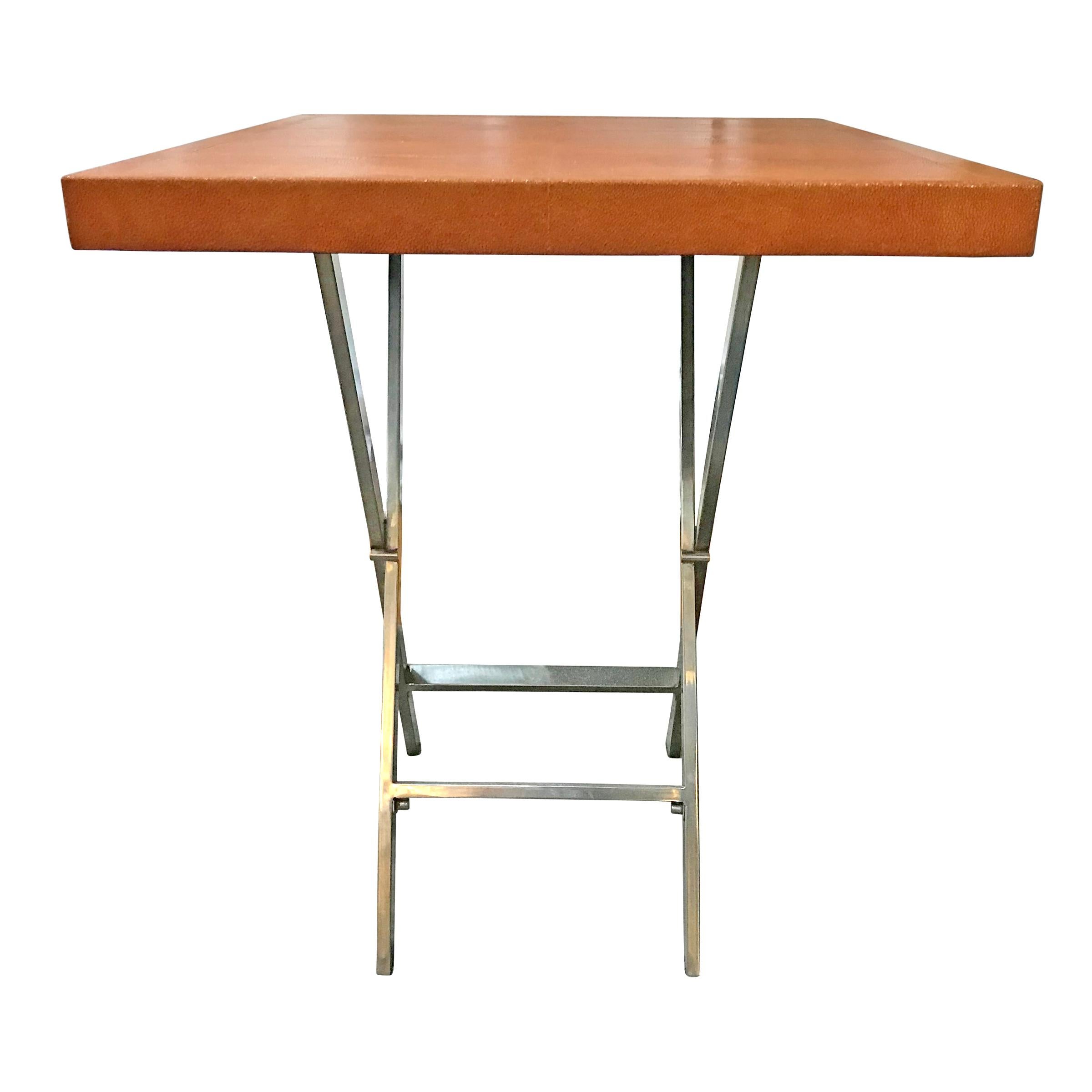 orange side tables