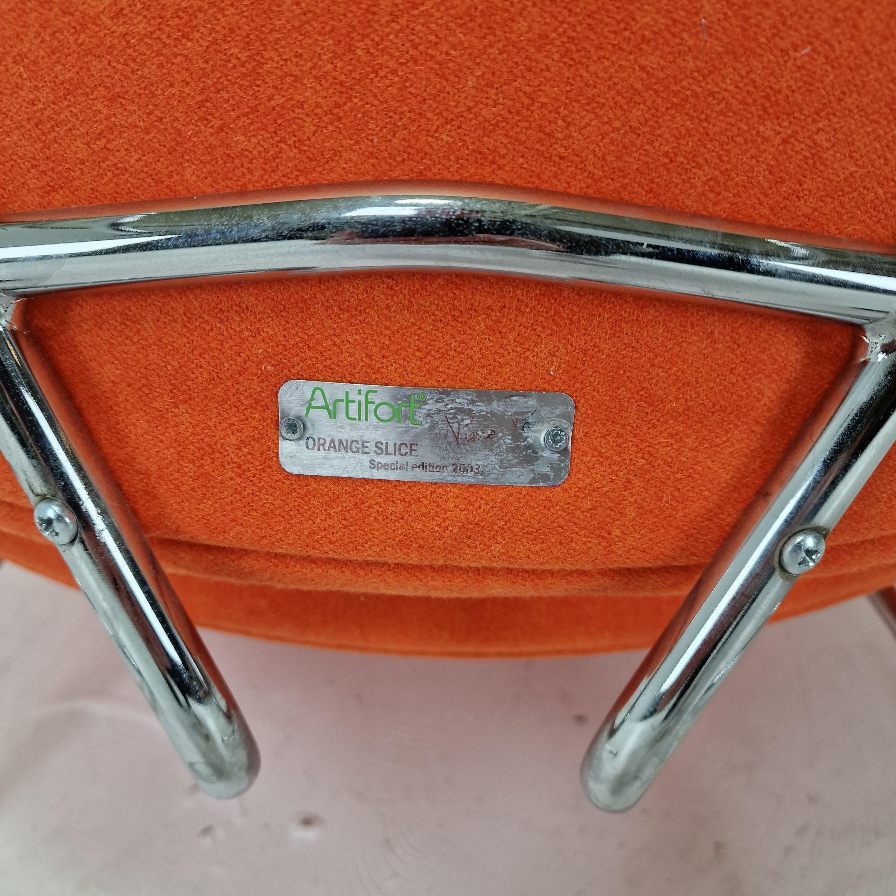 Orange Slice Chair by Pierre Paulin for Artifort, 1980s For Sale 12