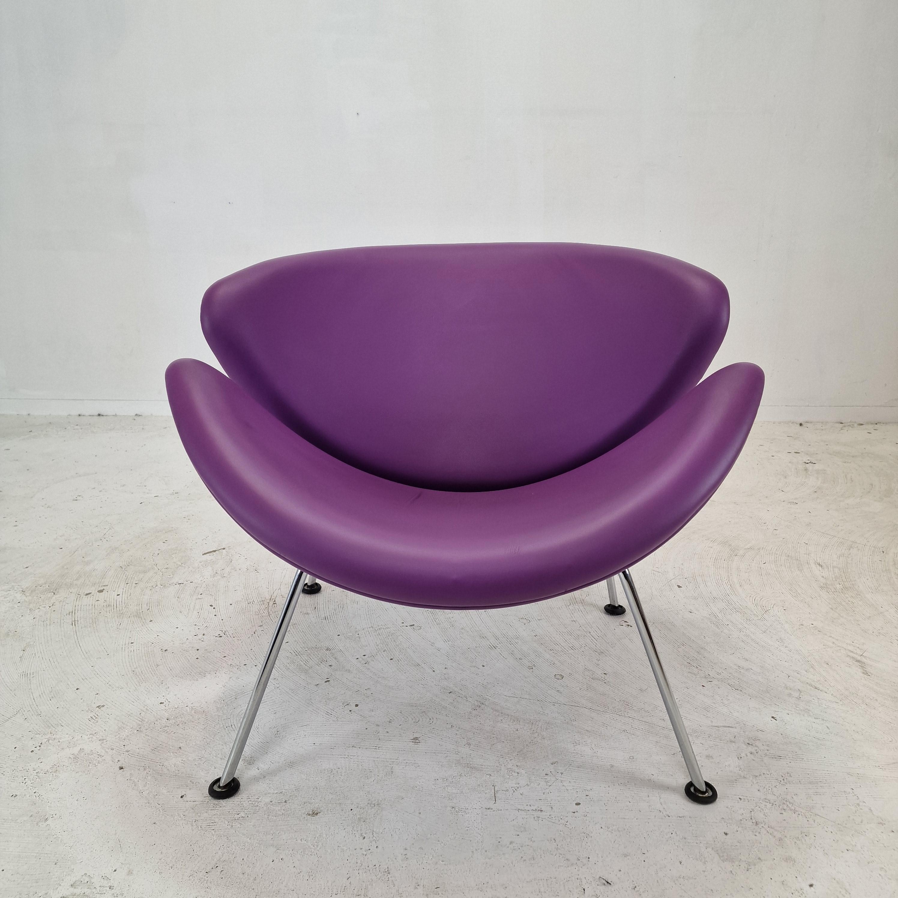 Mid-Century Modern Orange Slice Chair by Pierre Paulin for Artifort, 1980s For Sale
