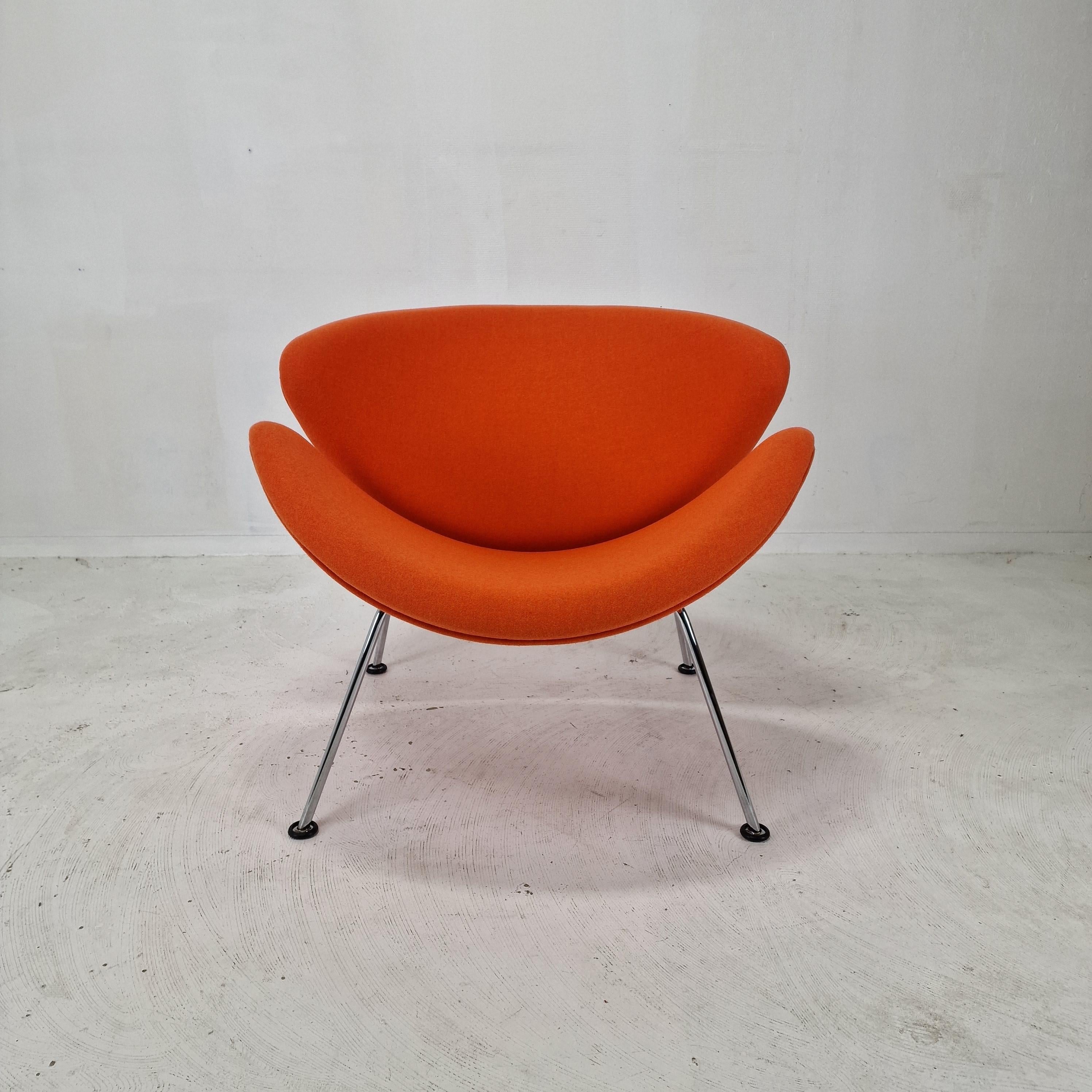 Woven Orange Slice Chair by Pierre Paulin for Artifort, 1980s For Sale