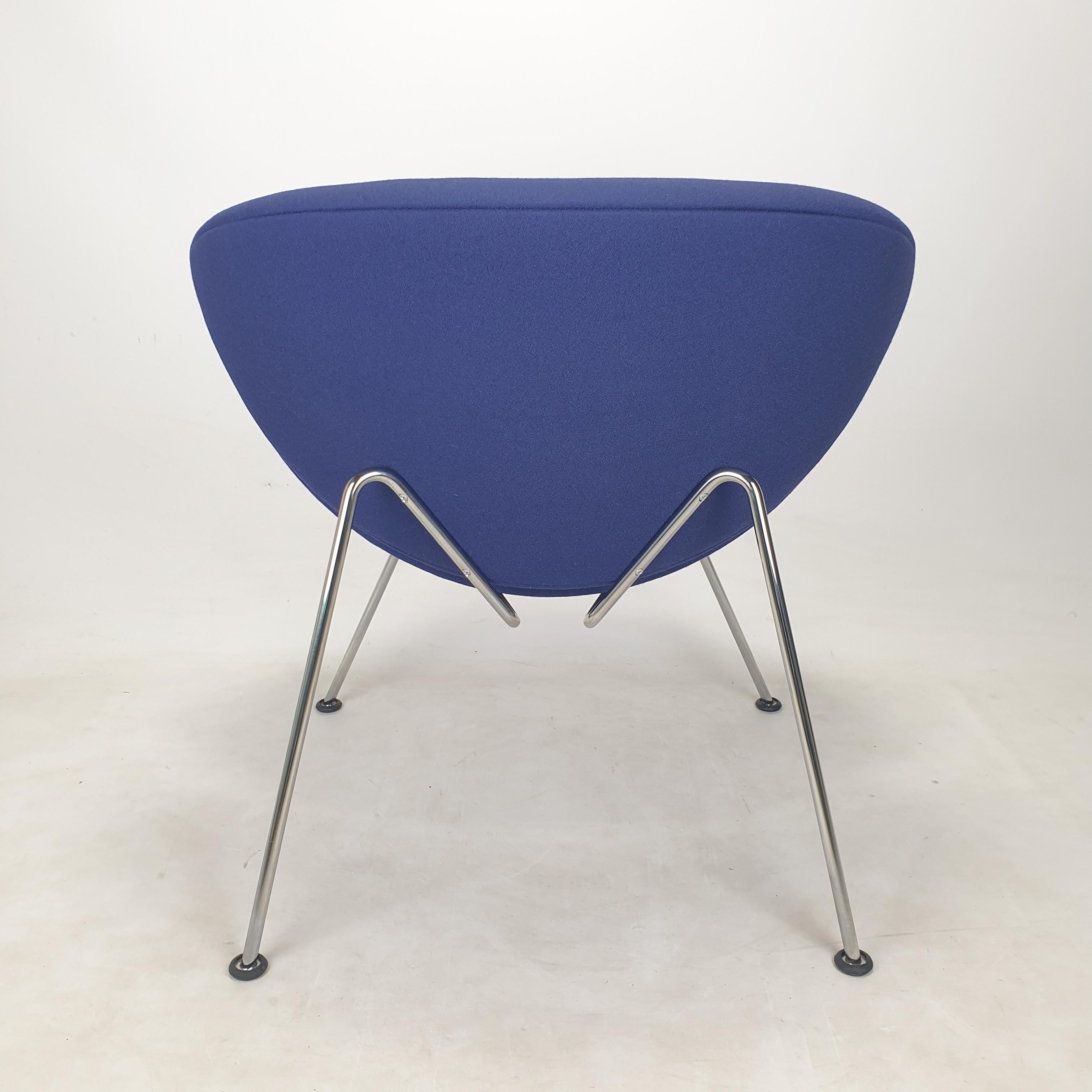Orangefarbener Slice-Stuhl von Pierre Paulin für Artifort, 1980er Jahre im Angebot 2
