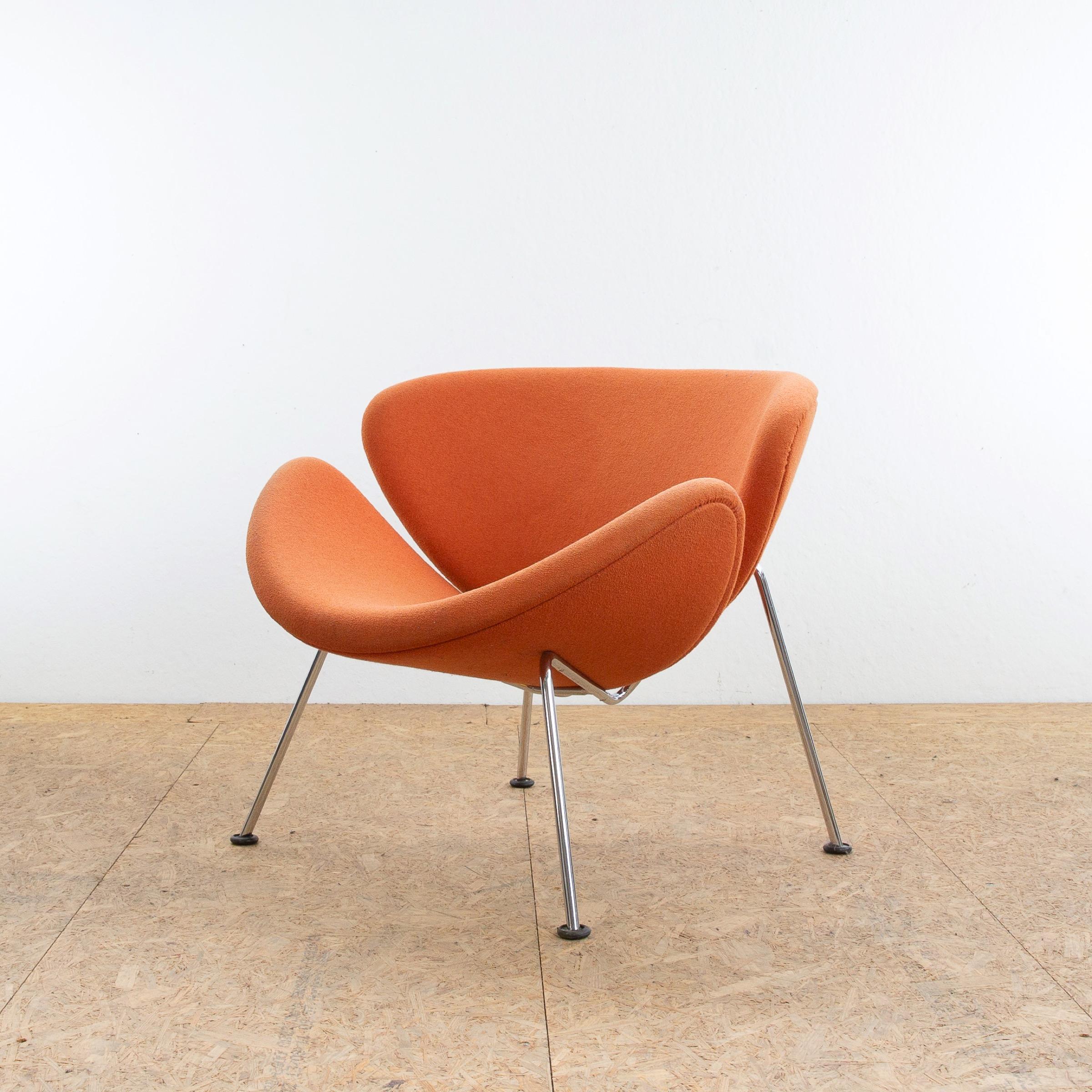 Orange Slice Stuhl von Pierre Paulin für Artifort (Stahl)