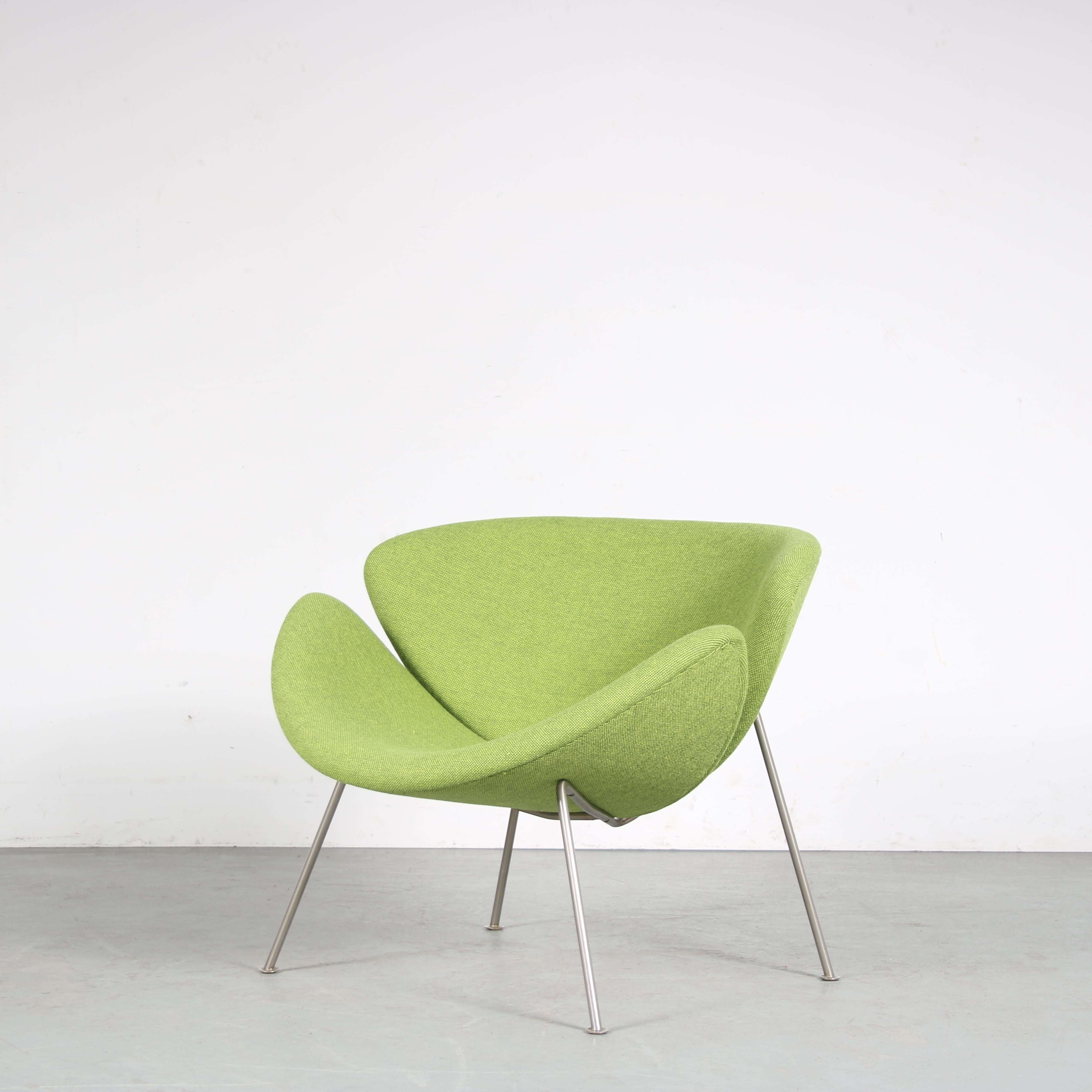 pierre paulin orange slice chair