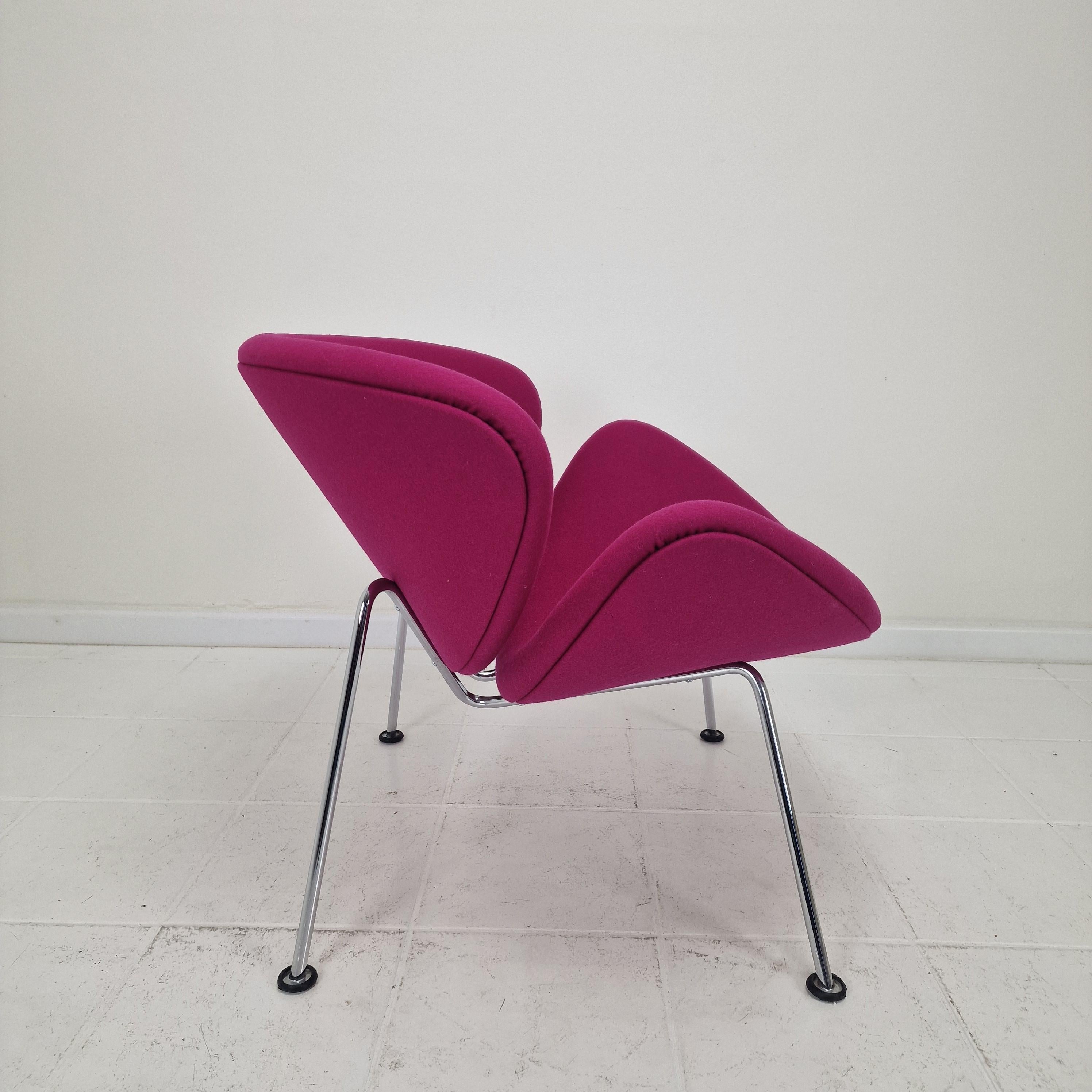 Silla Orange Slice con otomana de Pierre Paulin para Artifort, años 1980 en venta 2
