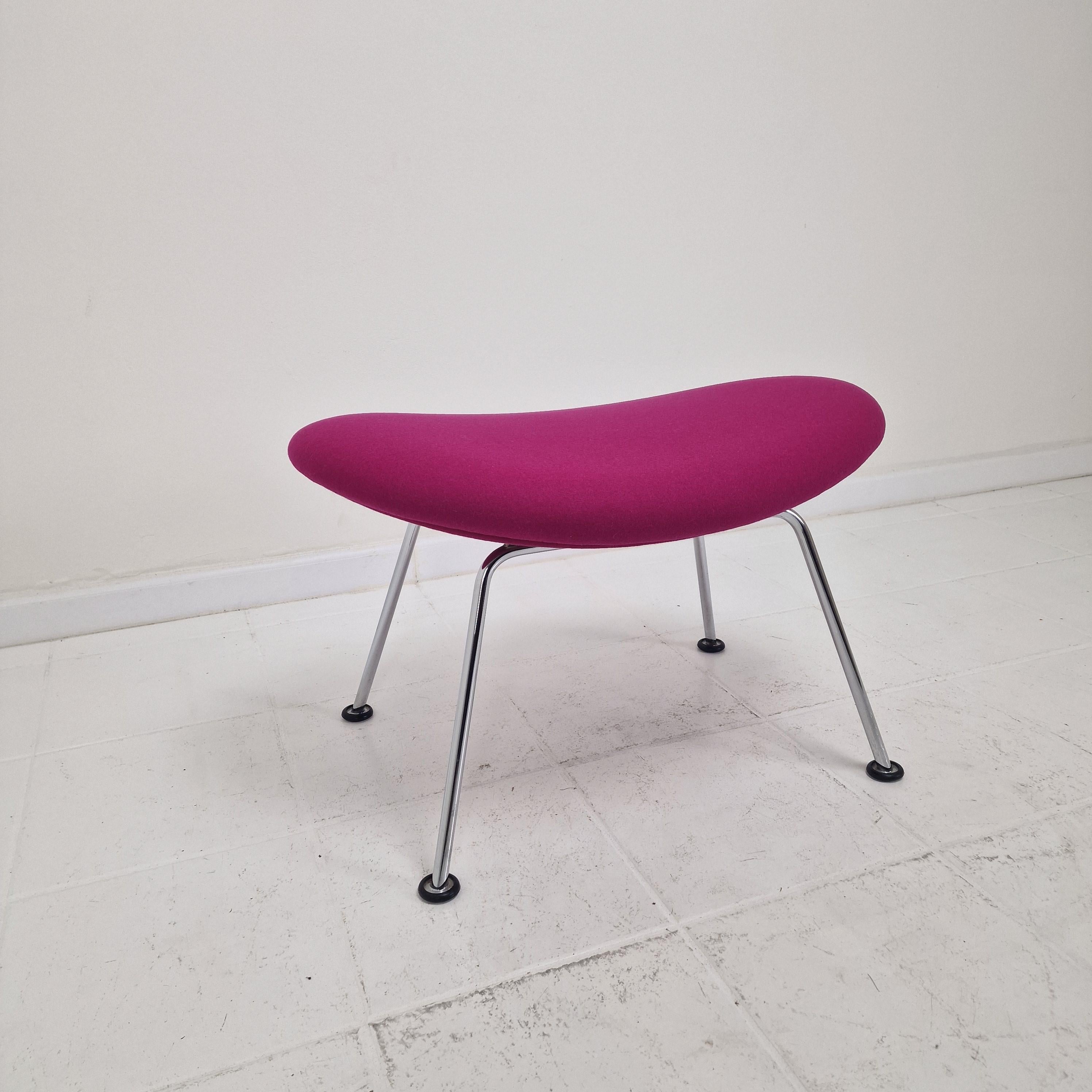 Silla Orange Slice con otomana de Pierre Paulin para Artifort, años 1980 en venta 8
