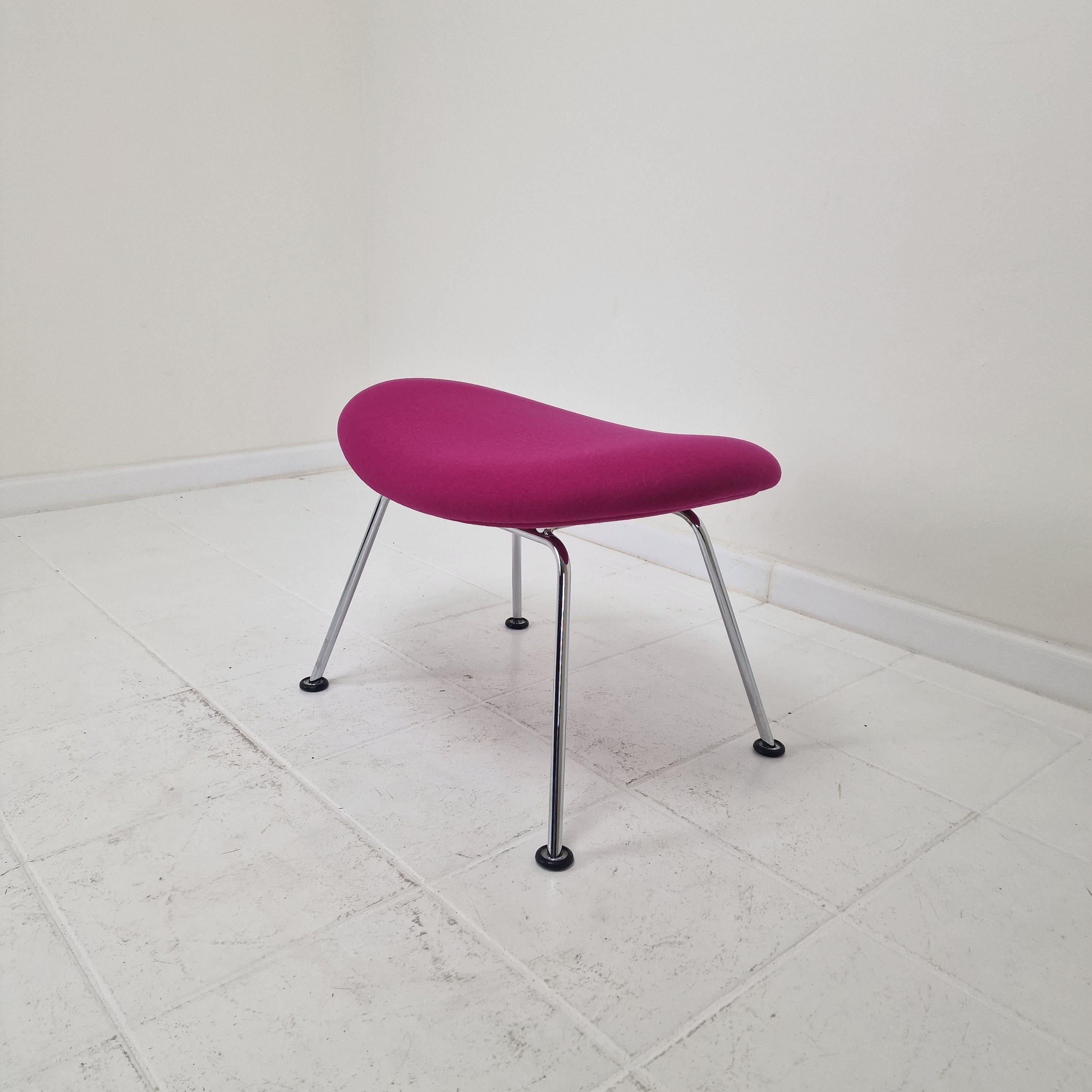 Silla Orange Slice con otomana de Pierre Paulin para Artifort, años 1980 en venta 9