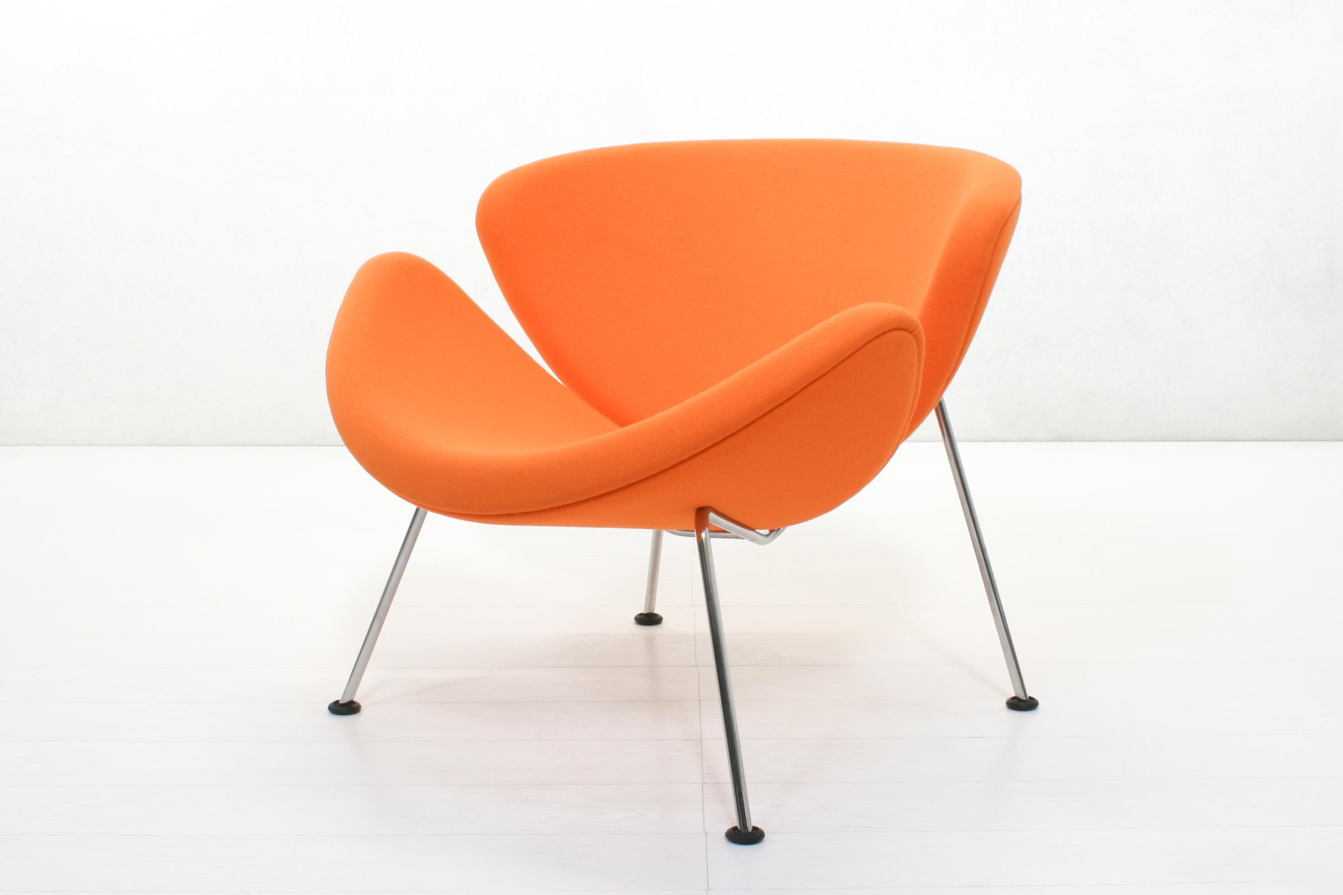 Space Age Orange Slice Lounge Chair by Pierre Paulin for Artifort