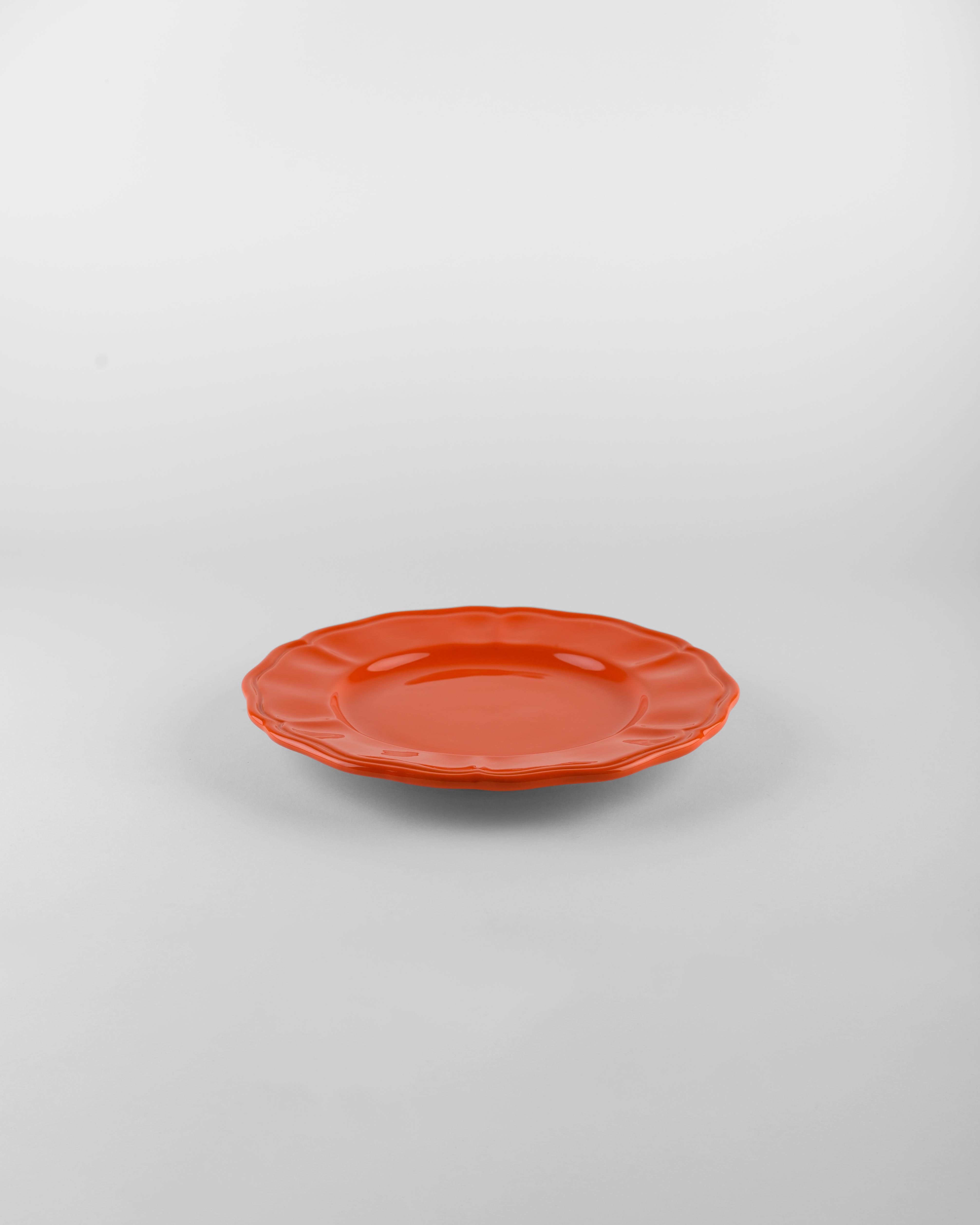 Los platos hondos naranjas sirven: Sopa, soporte, plato auxiliar para 4. Hecho a mano en Italia 2024 Italiano en venta