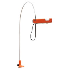 Orange Spider table lamp by Joe Colombo, Oluce 1960s