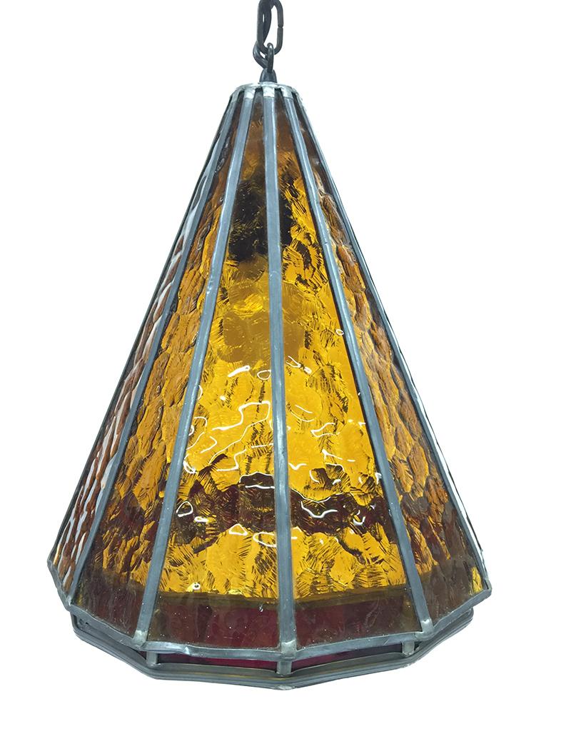 stained glass ceiling lamps