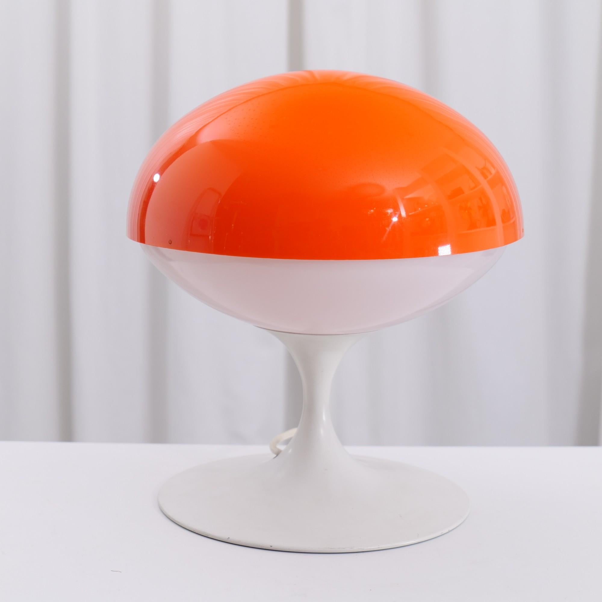 lampe orange champignon