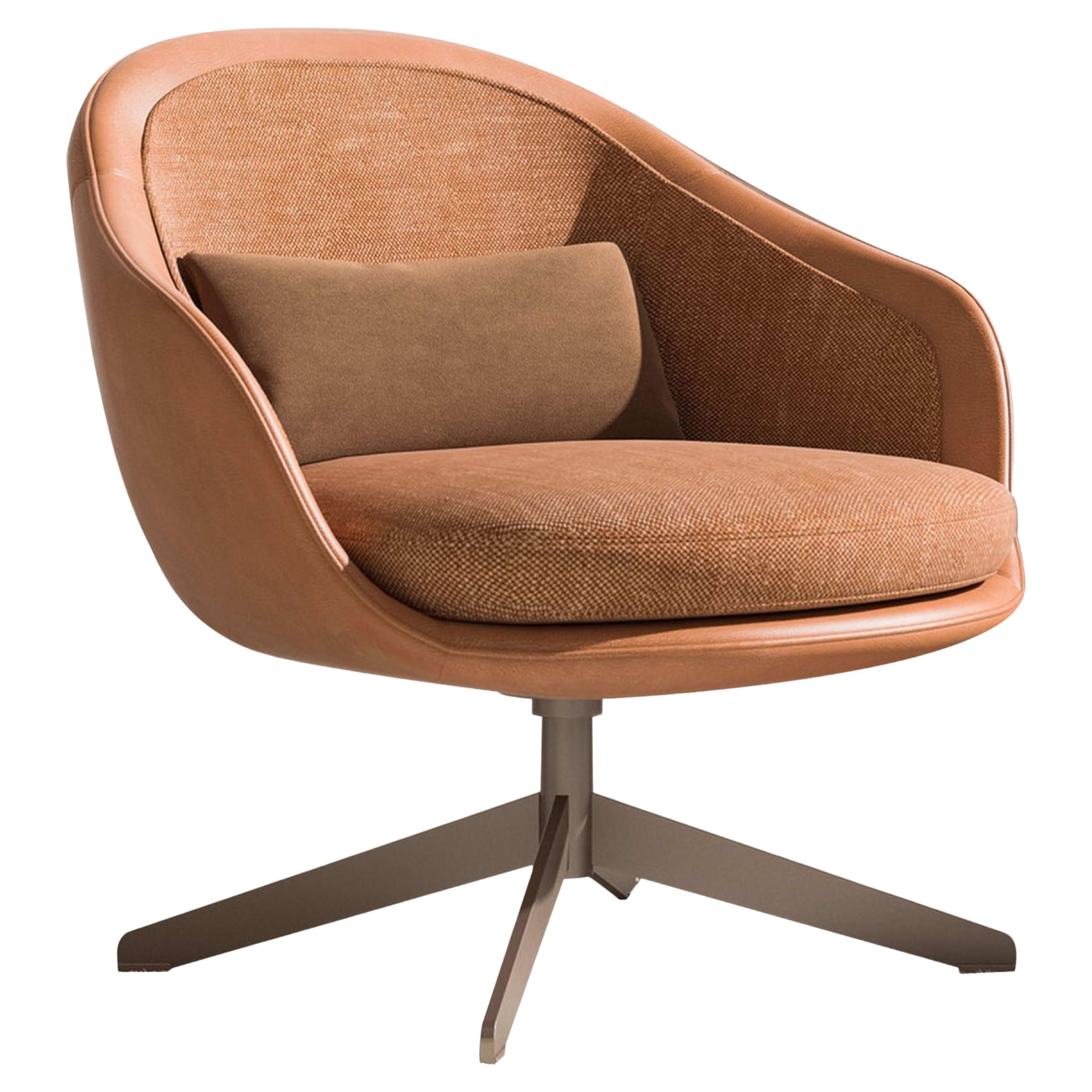 Orange Swivel Chair