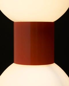 Orange "T 144" Space Age Tischlampe von Contact Leuchten, 1970er Jahre