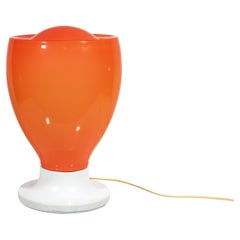 Orangefarbene Tischlampe von Carlo Nason, 1960er Jahre