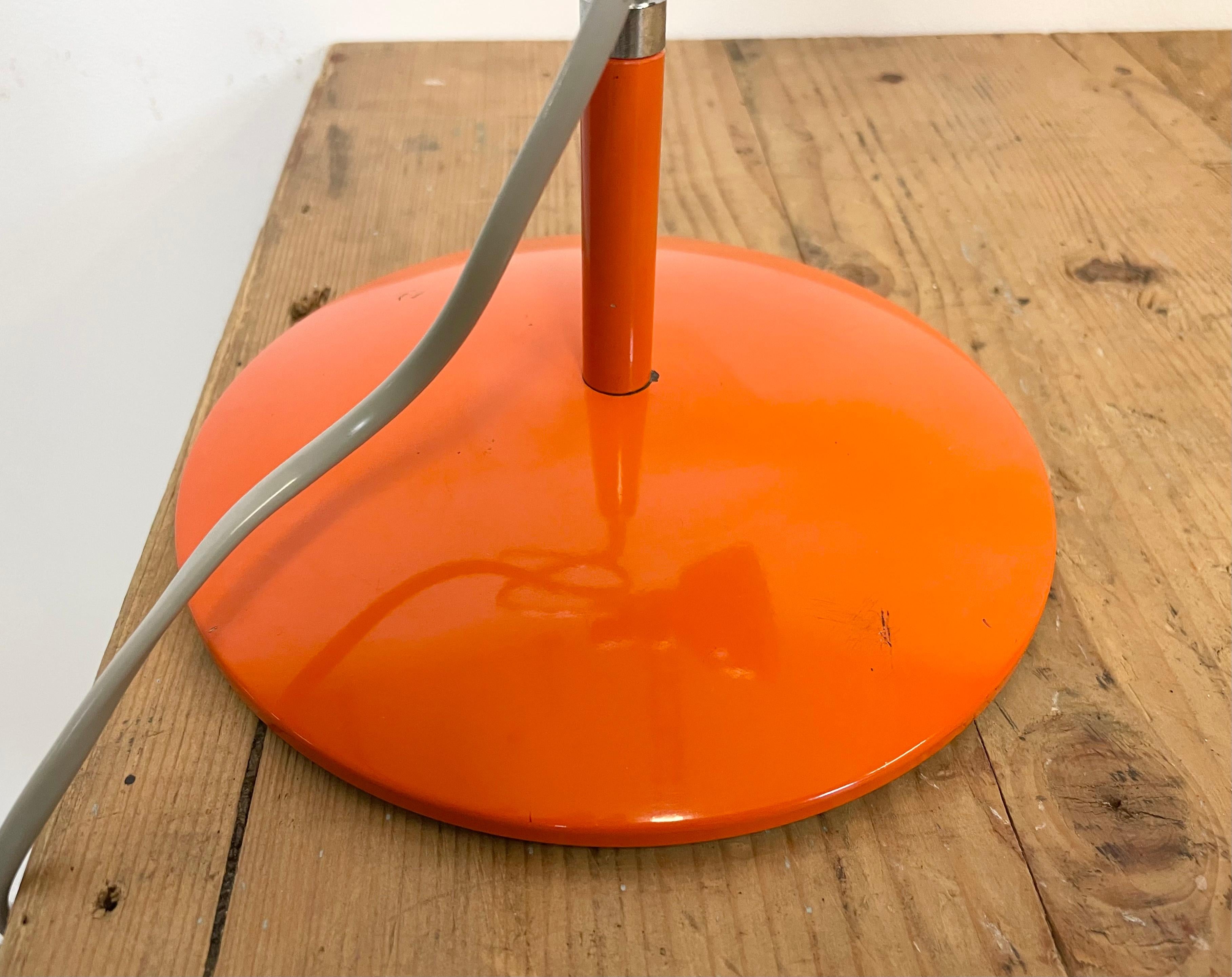 Orange Table Lamp by Josef Hurka for Napako, 1960s For Sale 2