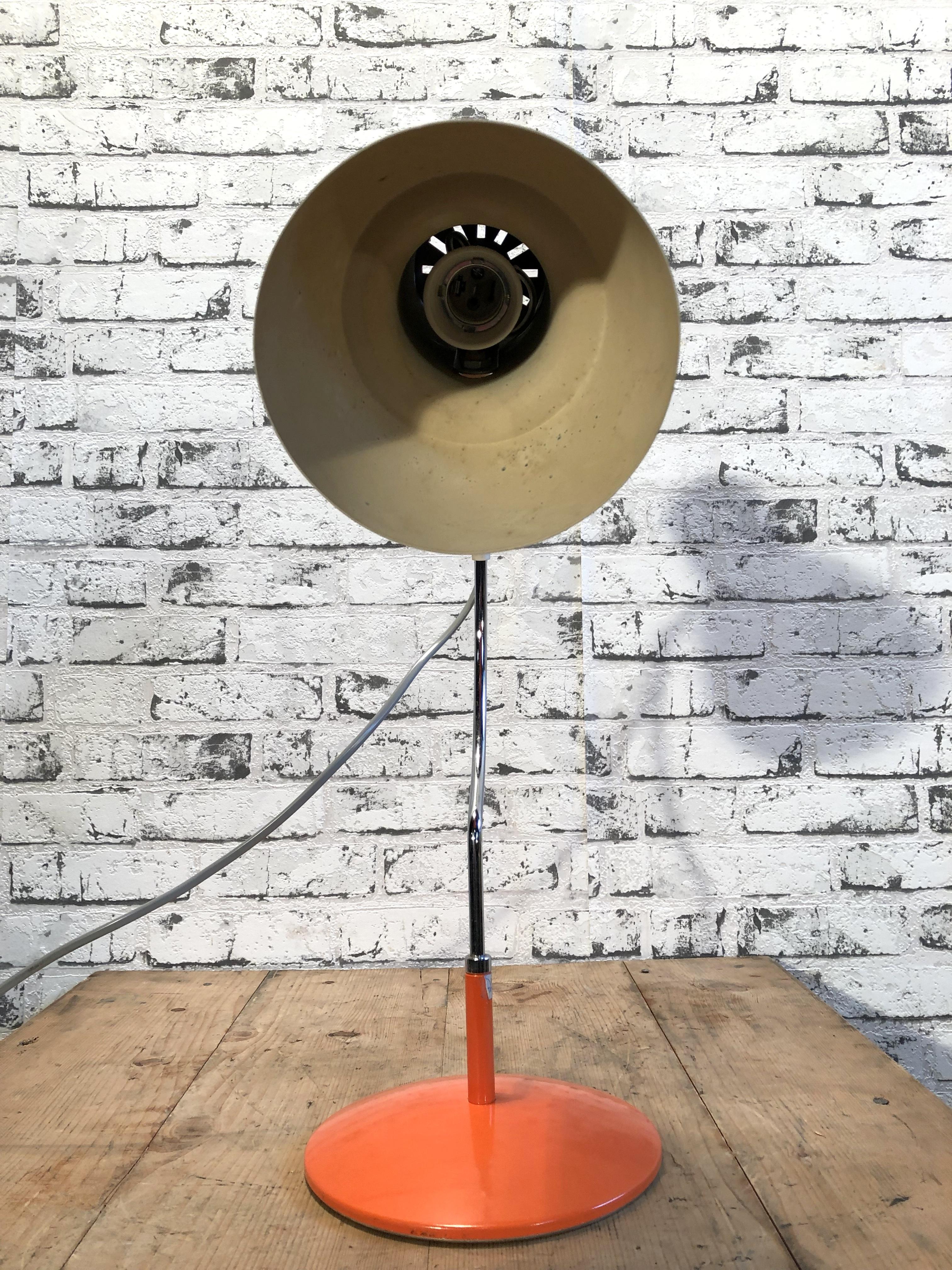 20th Century Orange Table Lamp by Josef Hurka for Napako, 1960s