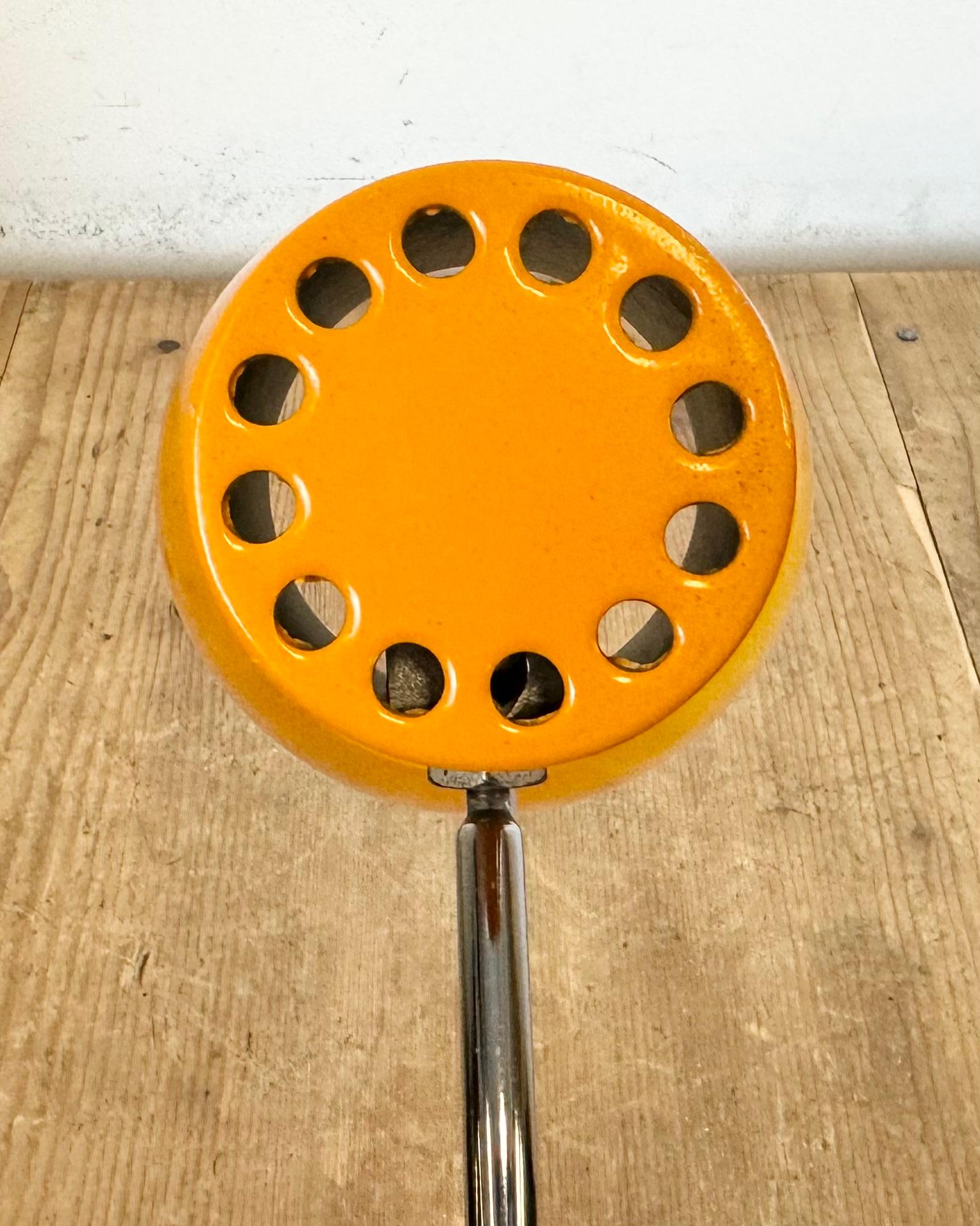 Orange Table Lamp by Josef Hurka for Napako, 1970s For Sale 9