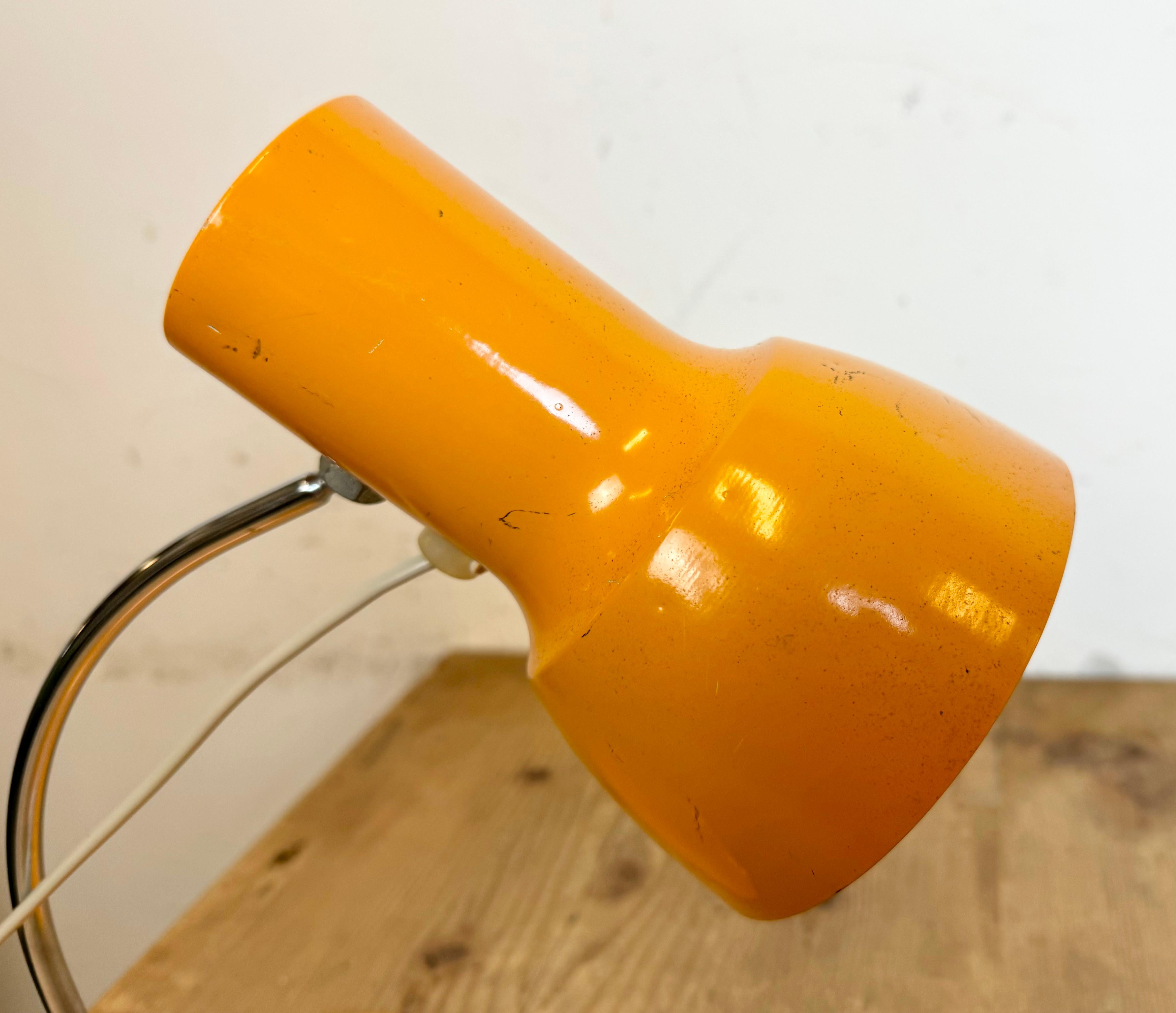 Late 20th Century Orange Table Lamp by Josef Hurka for Napako, 1970s For Sale