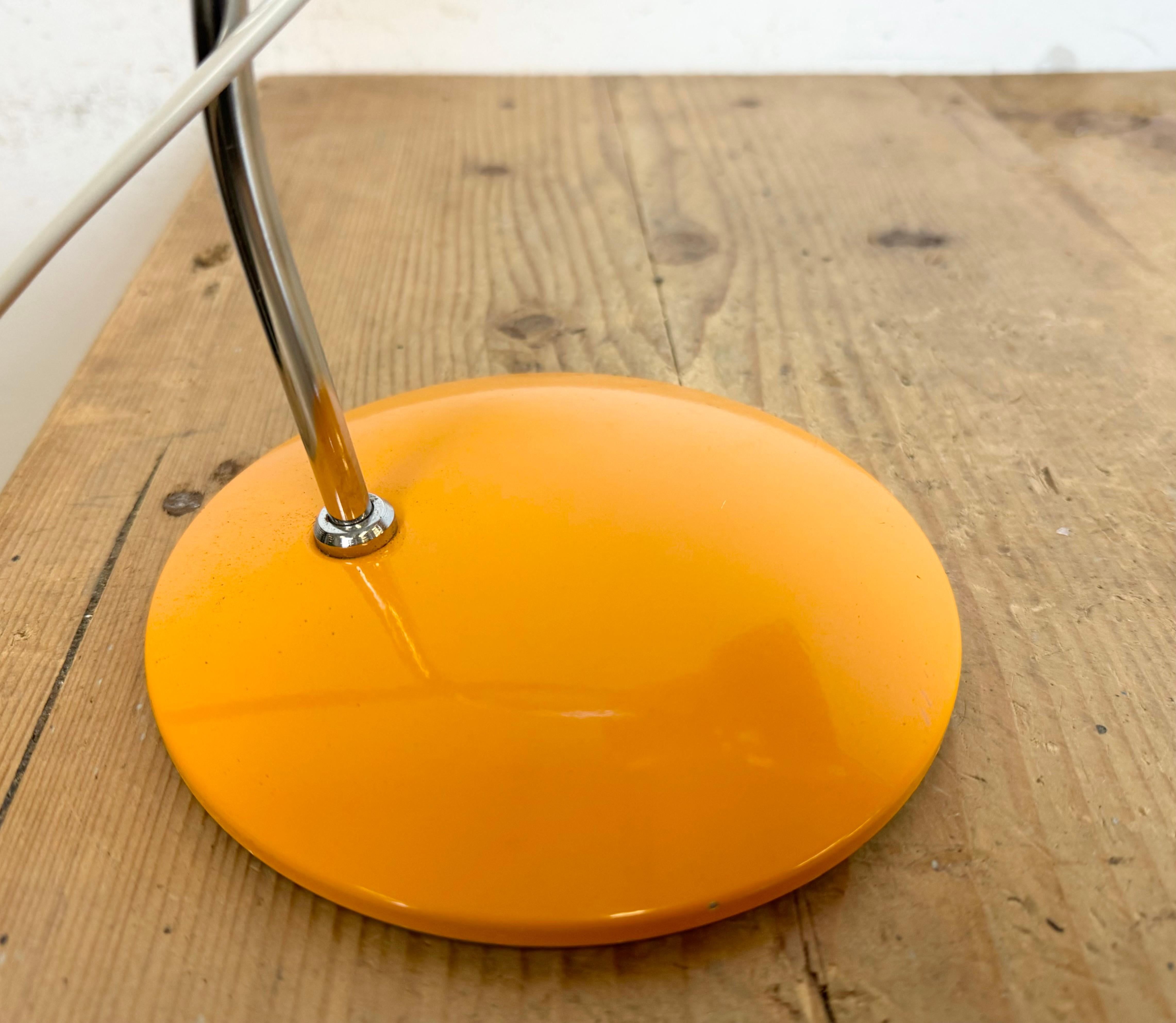 Orange Table Lamp by Josef Hurka for Napako, 1970s For Sale 2