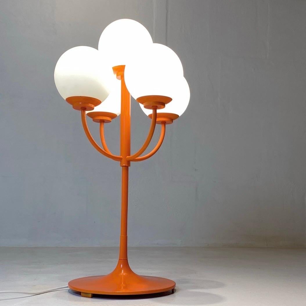 Orange Table Lamp by Kaiser Leuchten, Germany, 1970s 1