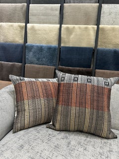 Orange & Tan Desert Sunset Bohemian Throw Pillow