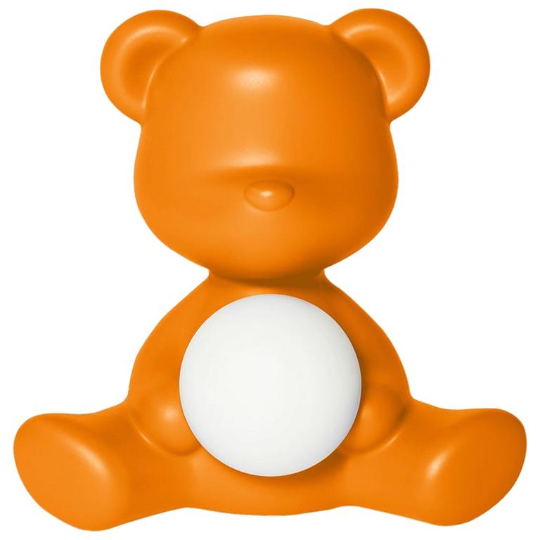 In Stock in Los Angeles, Orange Teddy Bear Lamp LED Rechargeable