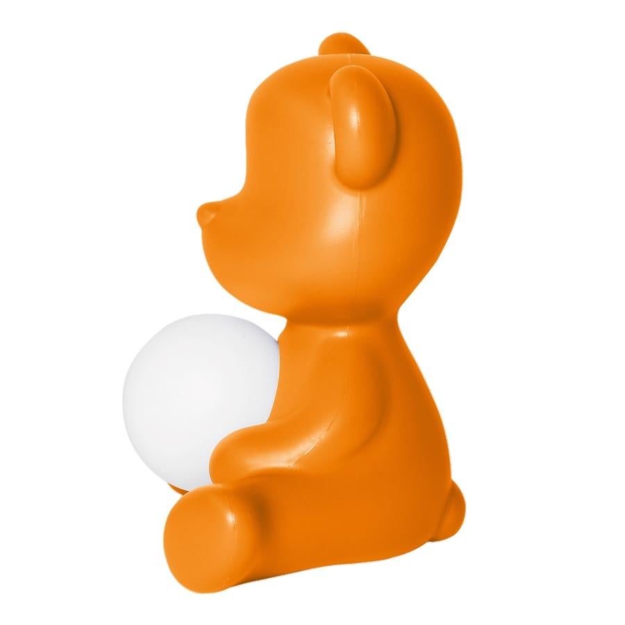 Plastic In Stock in Los Angeles, Orange Teddy Bear Lamp LED Rechargeable