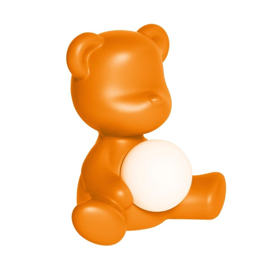 In Stock in Los Angeles, Orange Teddy Bear Lamp LED Rechargeable 2