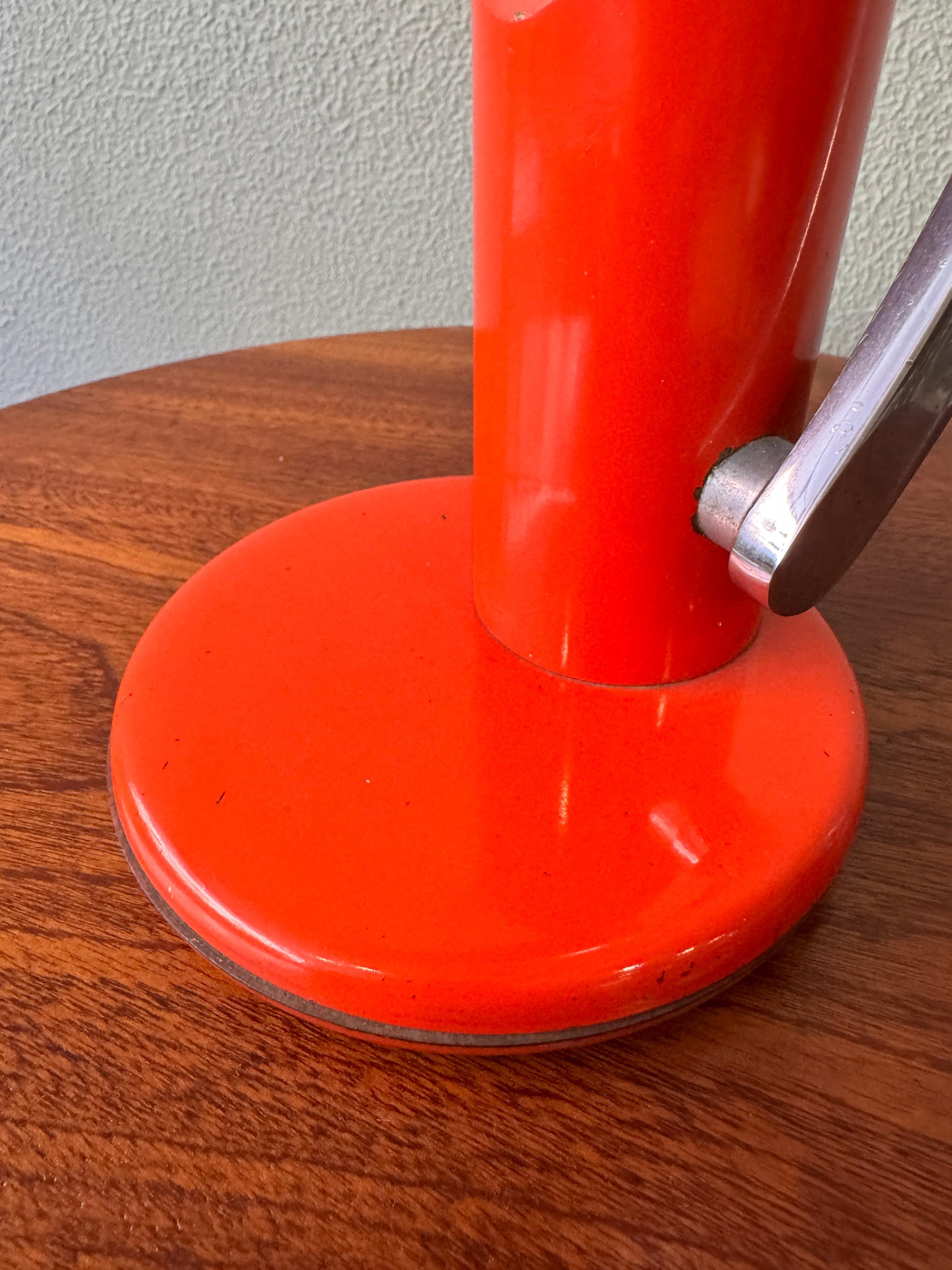 Orange THARSIS Foldable Table Lamp from Fase by Luis Perez de la Oliva, 1973 For Sale 9