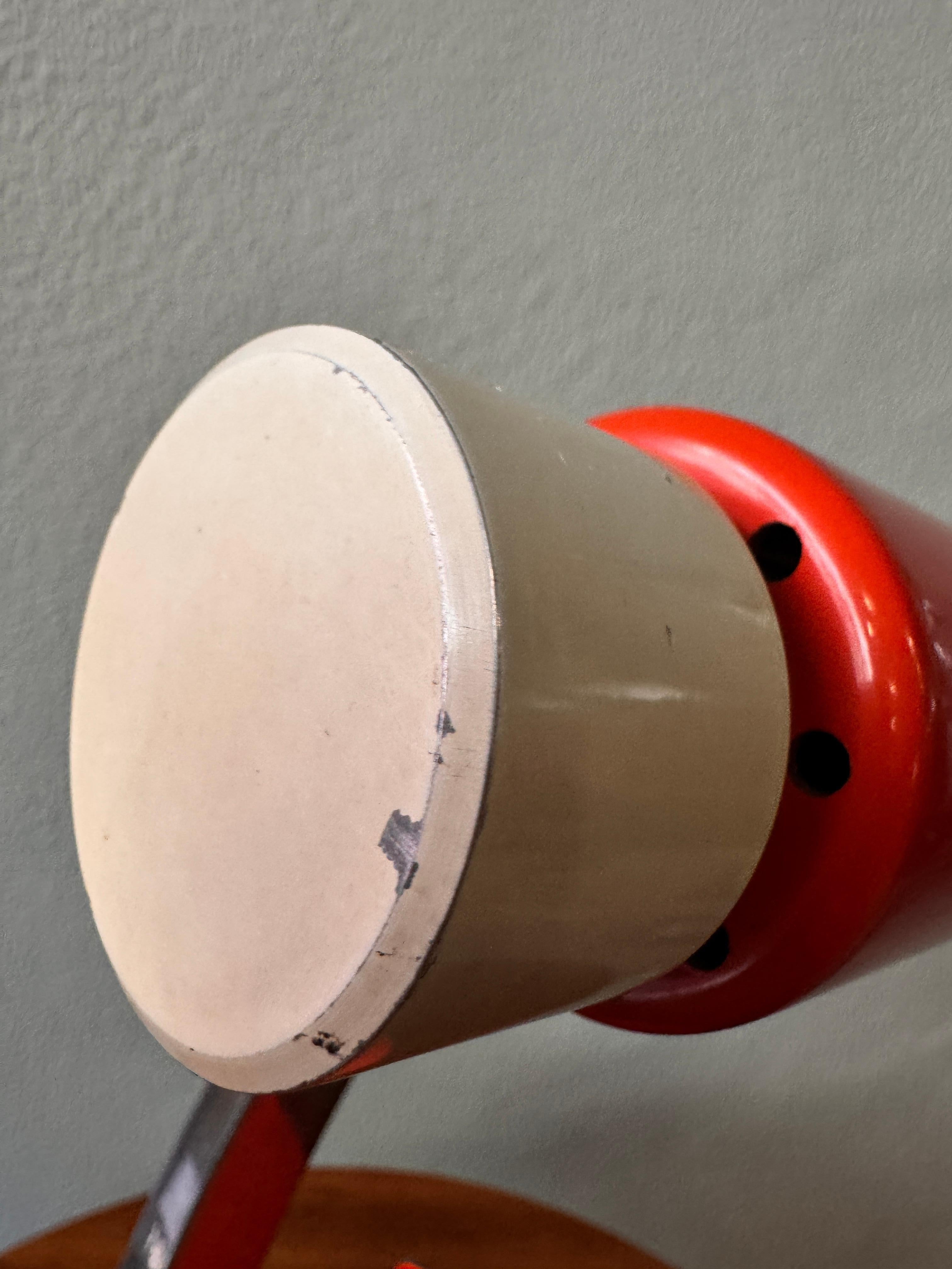 Orange THARSIS Foldable Table Lamp from Fase by Luis Perez de la Oliva, 1973 For Sale 12
