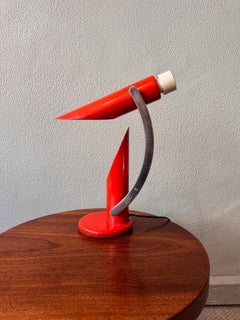 Orange THARSIS Foldable Table Lamp from Fase by Luis Perez de la Oliva, 1973