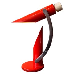 Orange THARSIS Foldable Table Lamp from Fase by Luis Perez de la Oliva, 1973