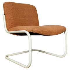 Orange Tubular Accent Lounge Chairs