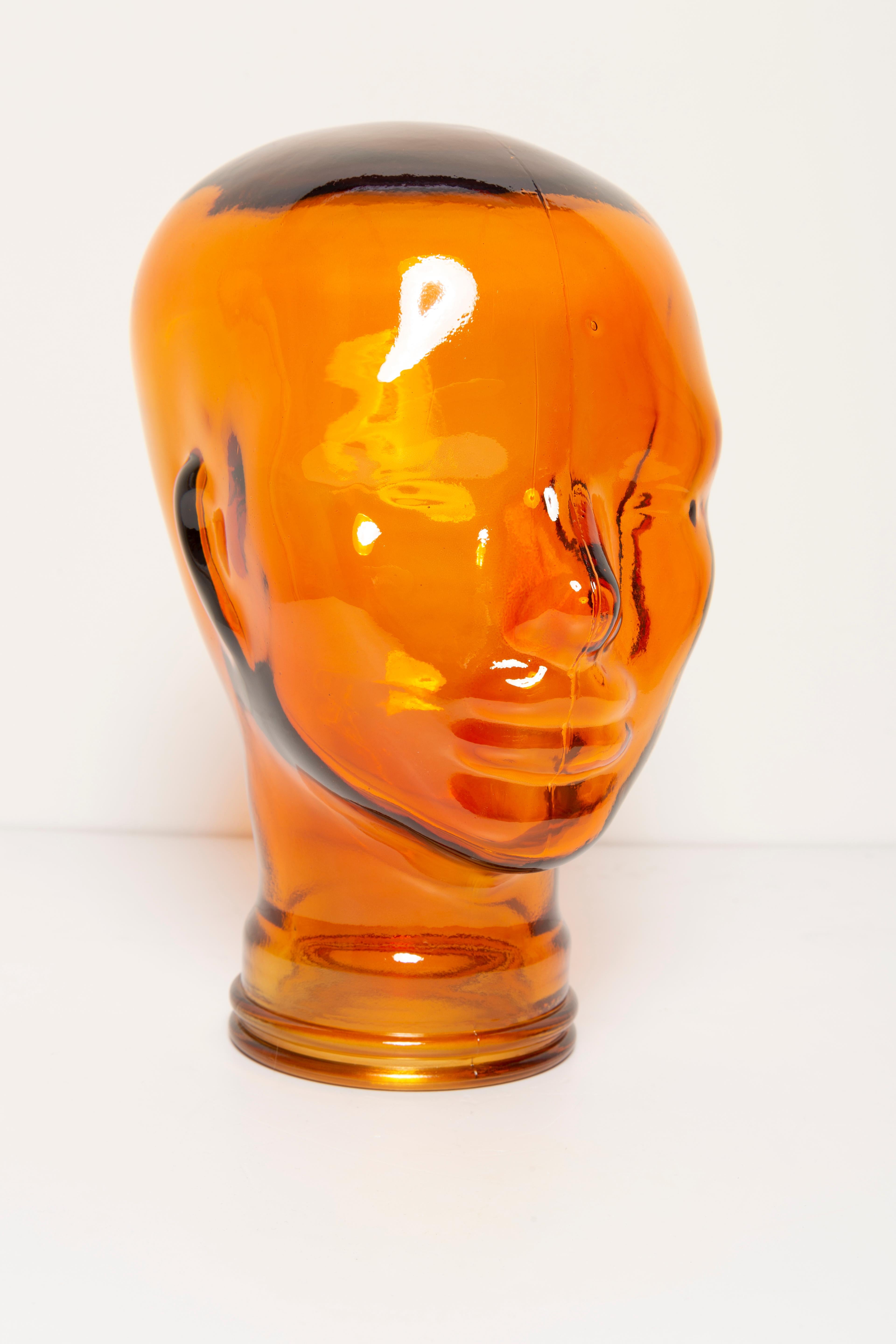 vintage glass mannequin head