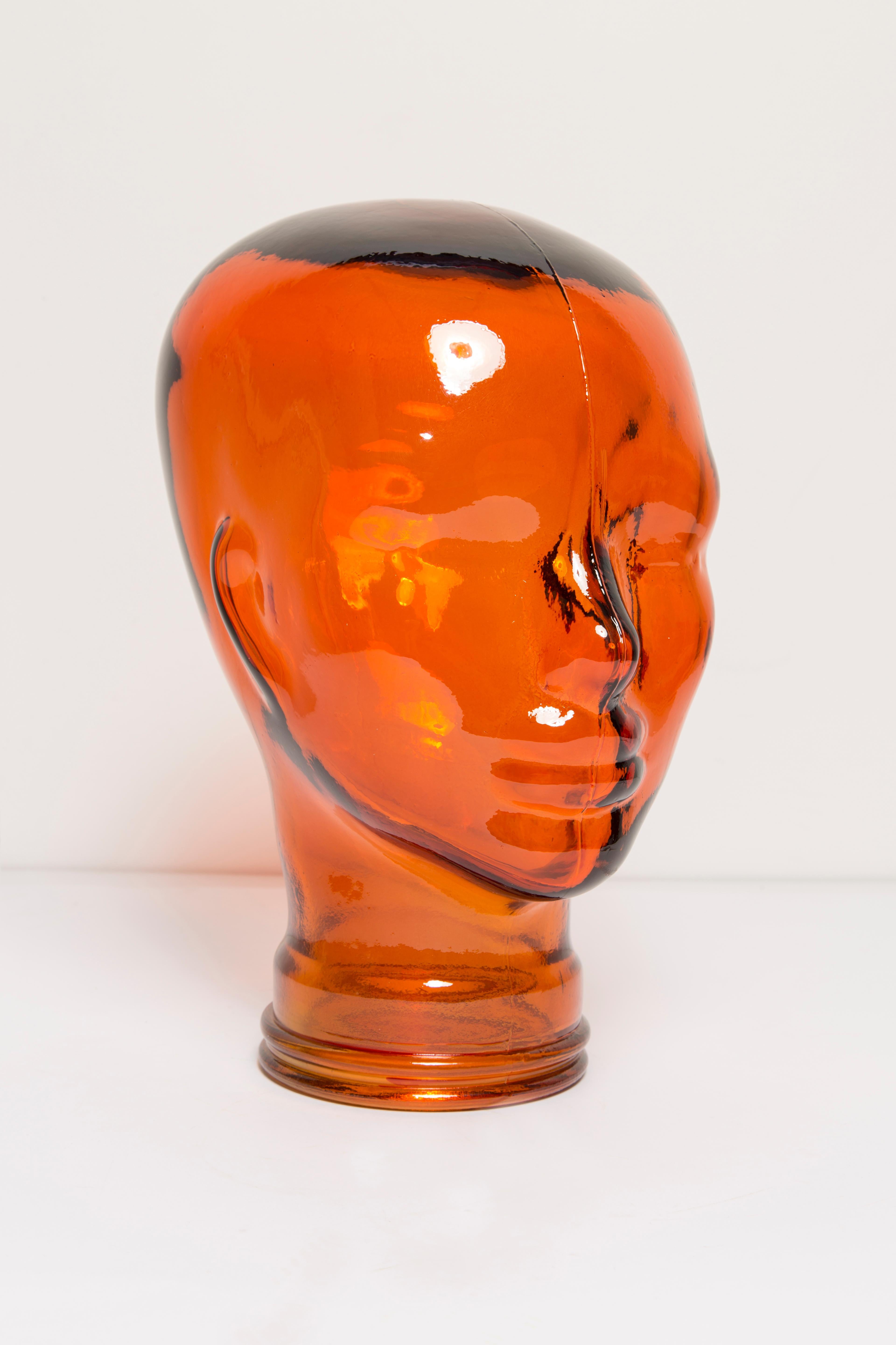 vintage glass mannequin head