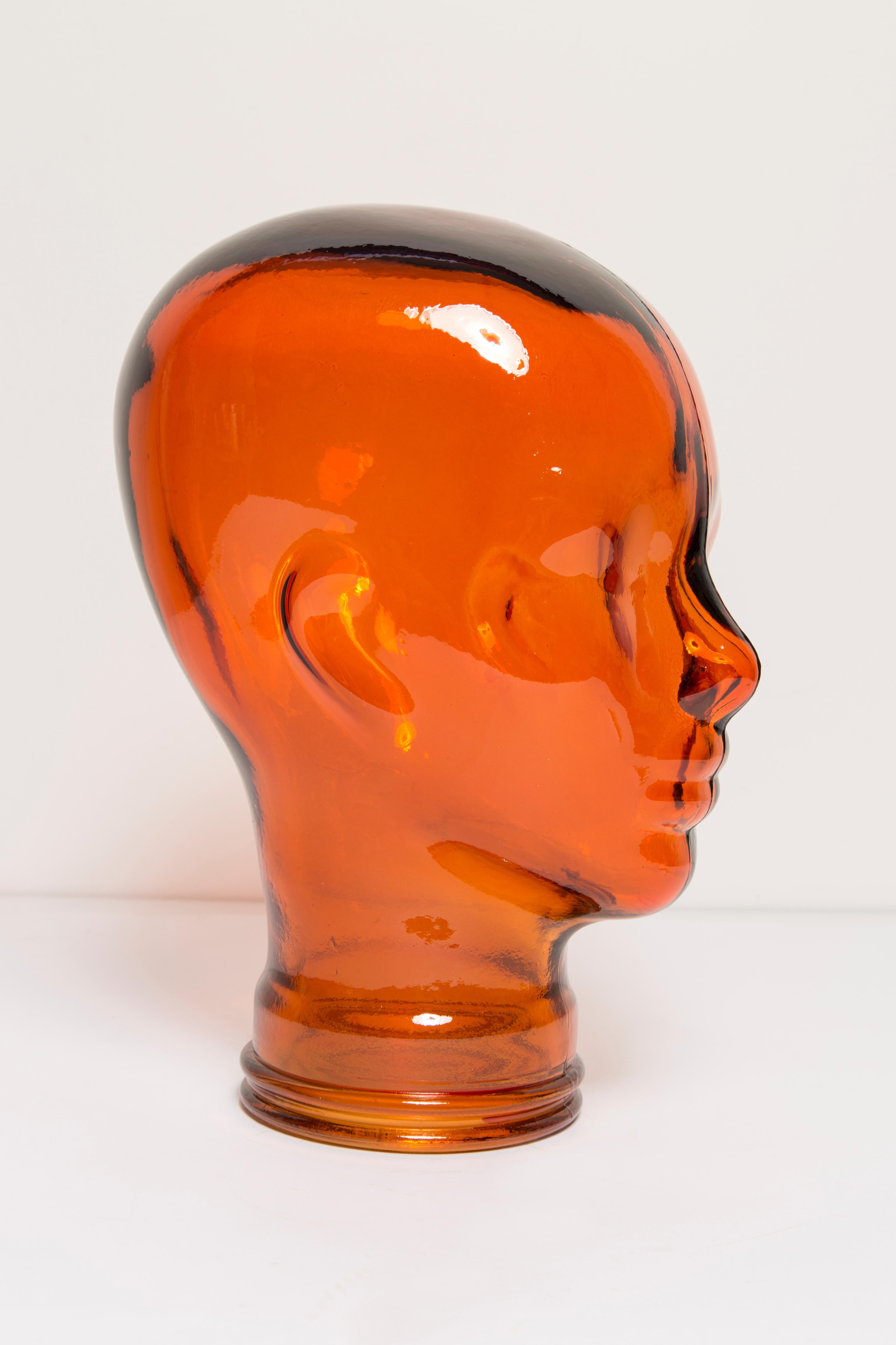 vintage glass head