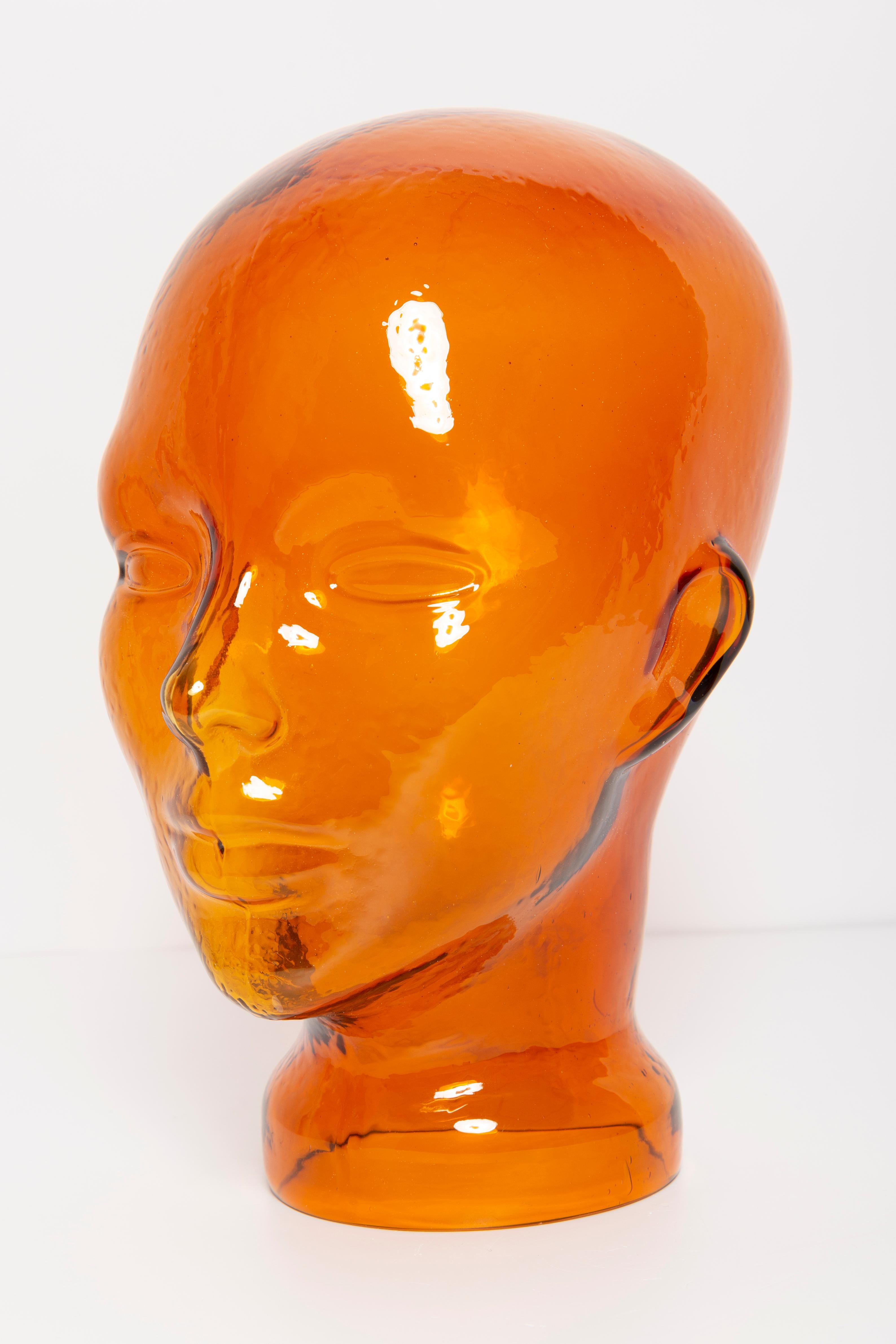 vintage glass head