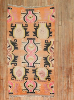 Orange Vintage Tibetan Rug