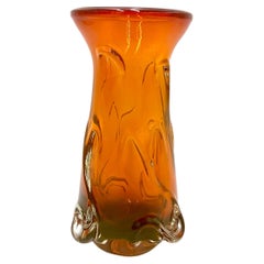 Orange Vintage Vase, Poland, 1960s / 1970s