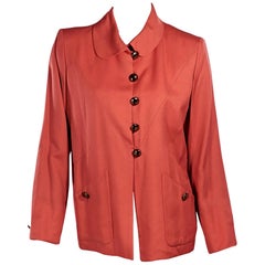 Orange Vintage Yves Saint Laurent Blazer