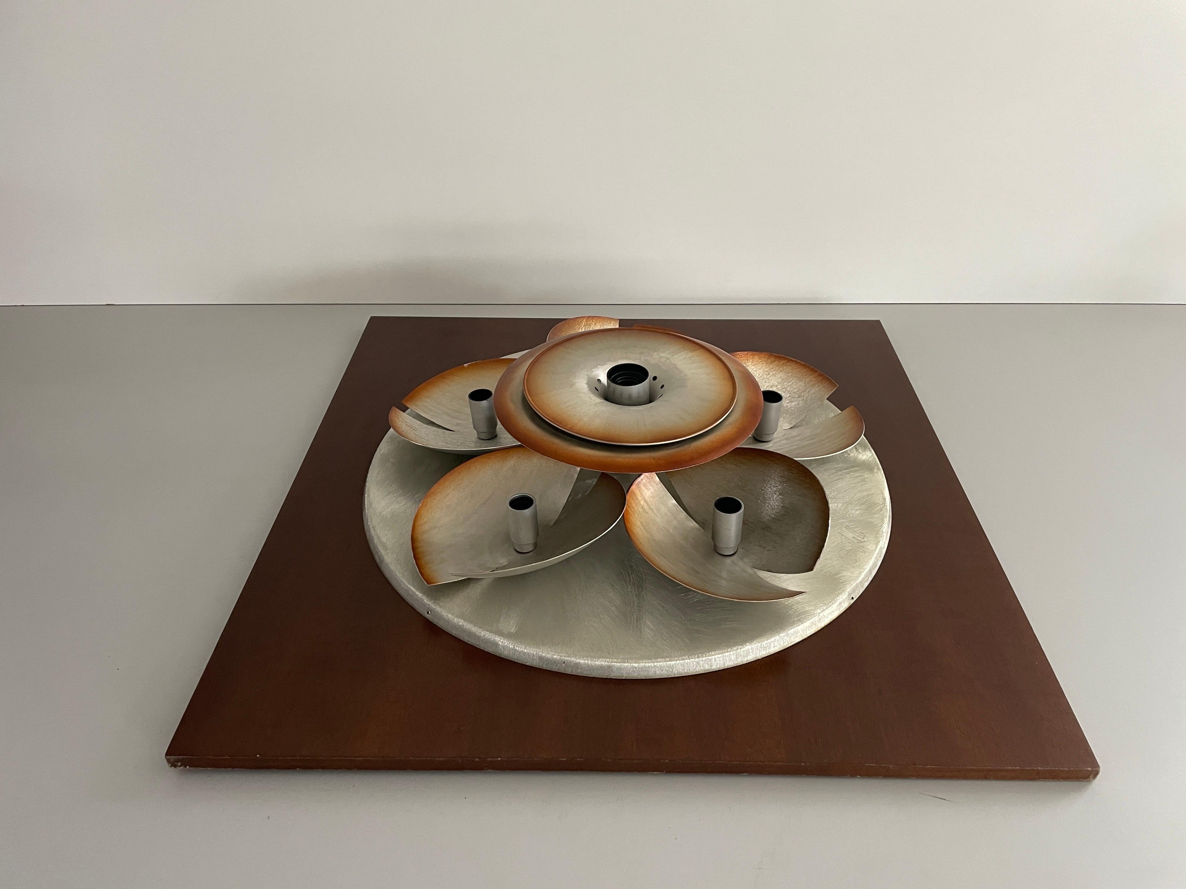 'Orange' Wall Lamp by Otello Ciullini for Studio EF Viareggio, 1970s, Italy For Sale 4